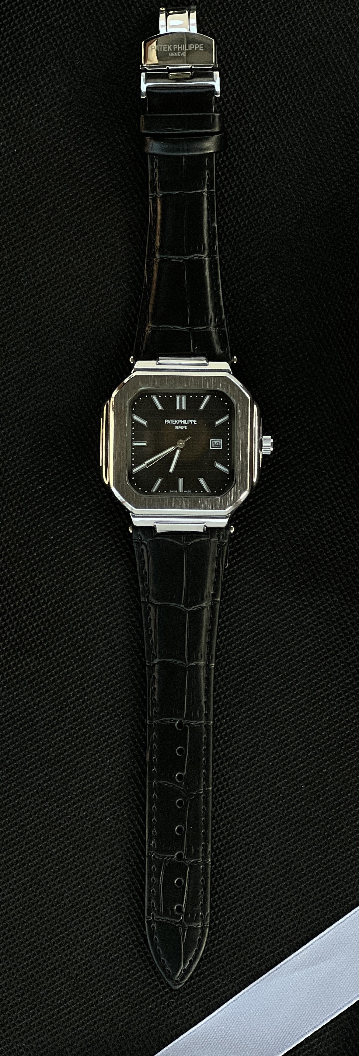 Patek Philippe leather Watch – with Standard Gift Box Packaging