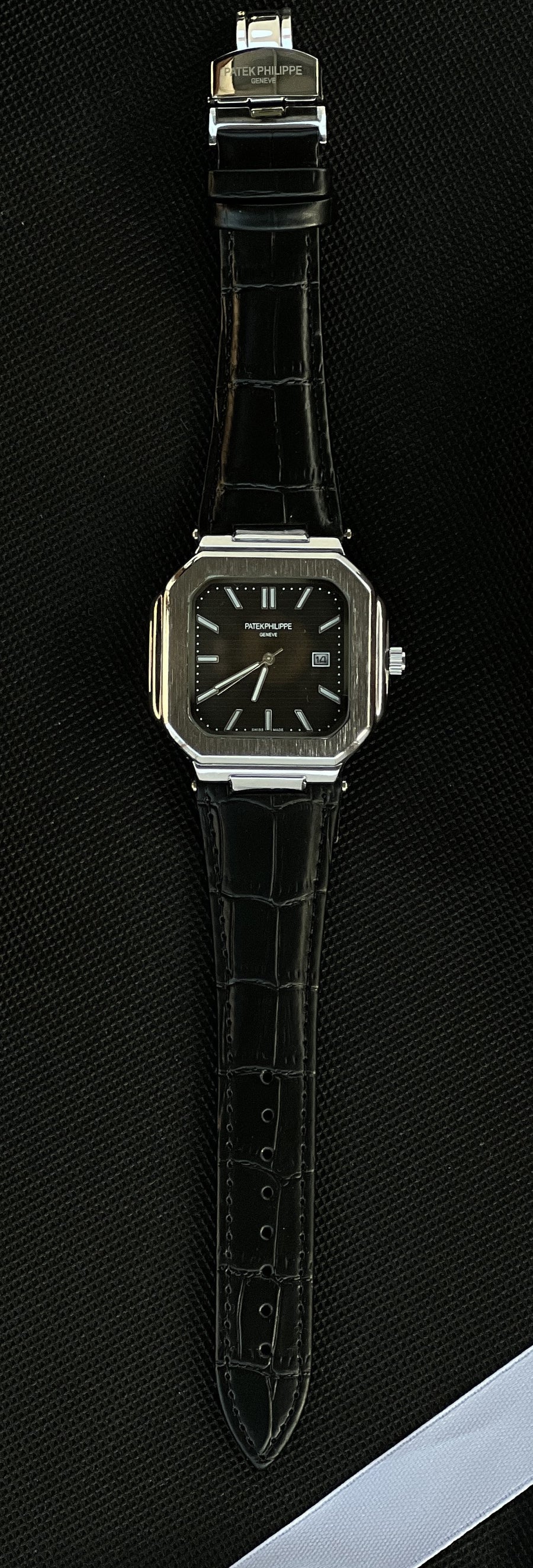 Patek Philippe leather Watch – with Standard Gift Box Packaging