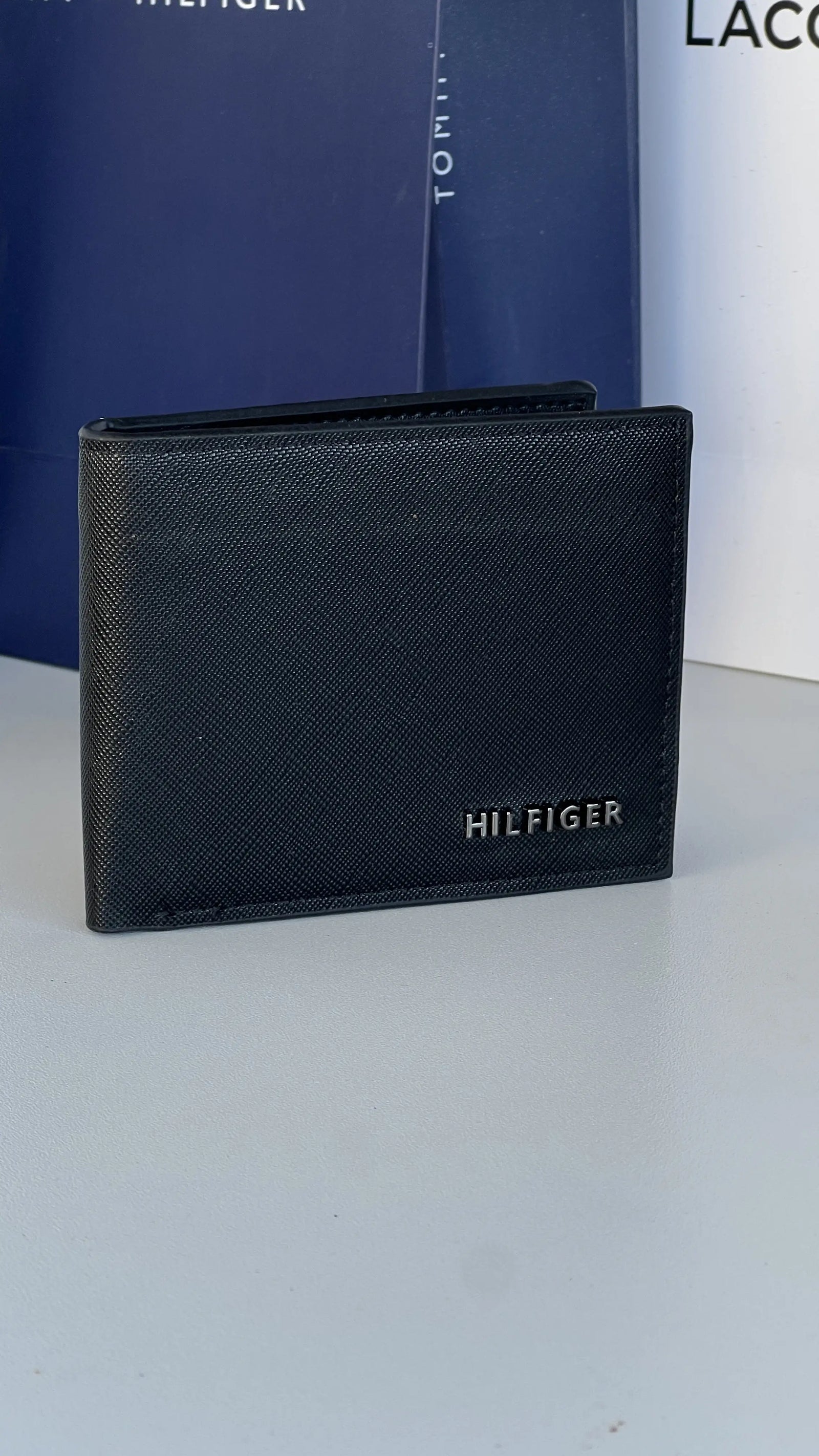 Tommy Hilfiger Leather Handbag, Bifold Wallet & Metal Watch Bundle