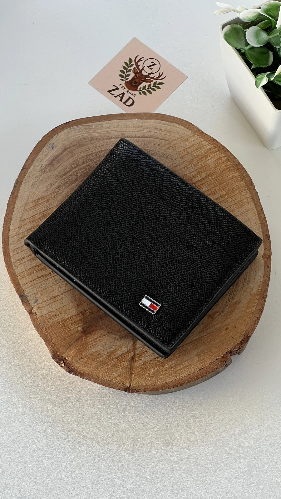 Tommy Hilfiger Leather Handbag & Bifold Wallet Bundle
