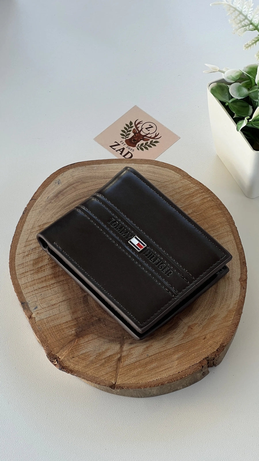 Tommy Hilfiger Leather Handbag & Bifold Wallet Bundle