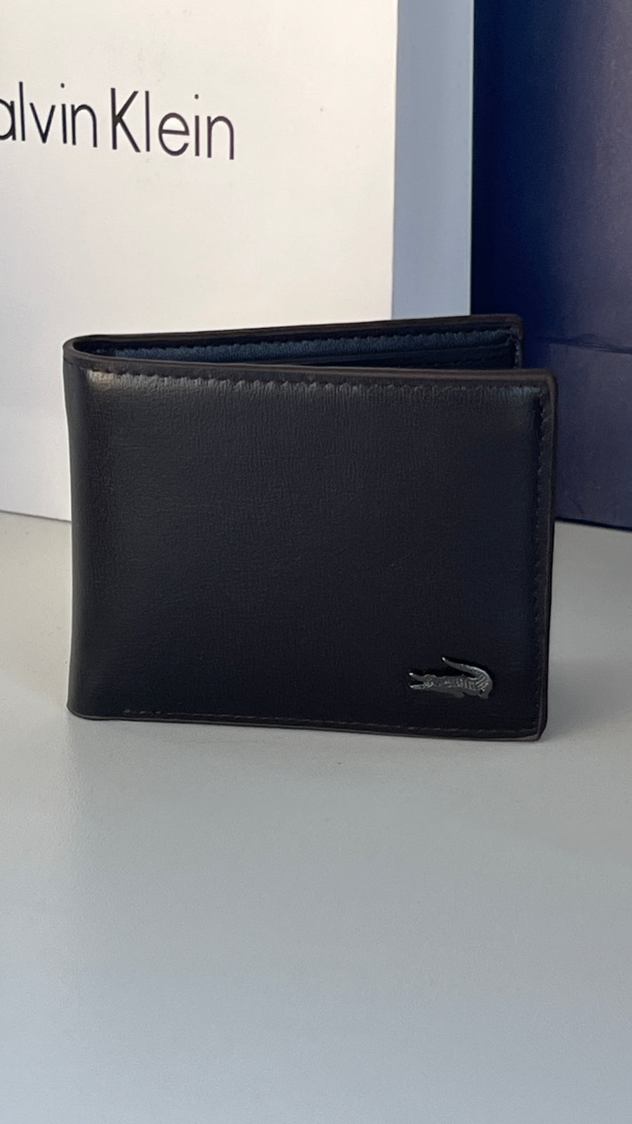 Lacoste Leather bifold Wallet – Premium Gift Packaging Included