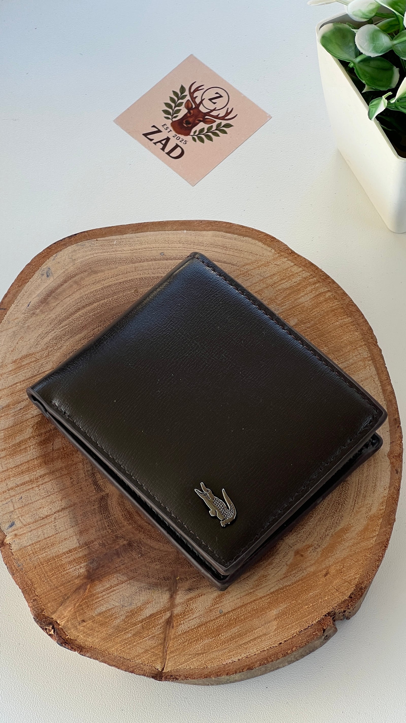 Lacoste Leather bifold Wallet – Premium Gift Packaging Included