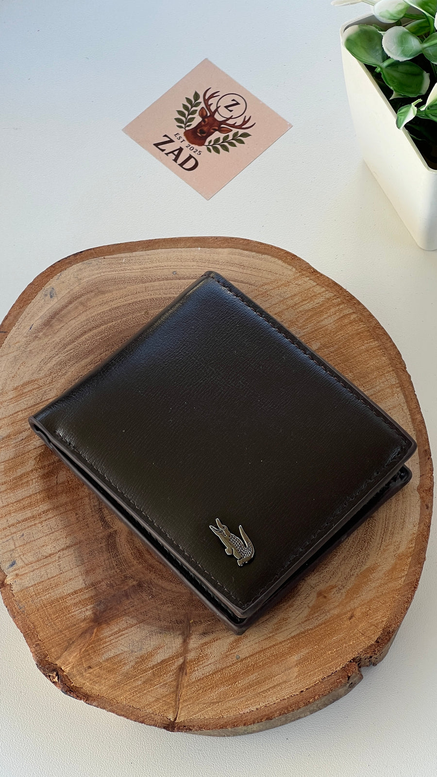 Lacoste Leather bifold Wallet – Premium Gift Packaging Included
