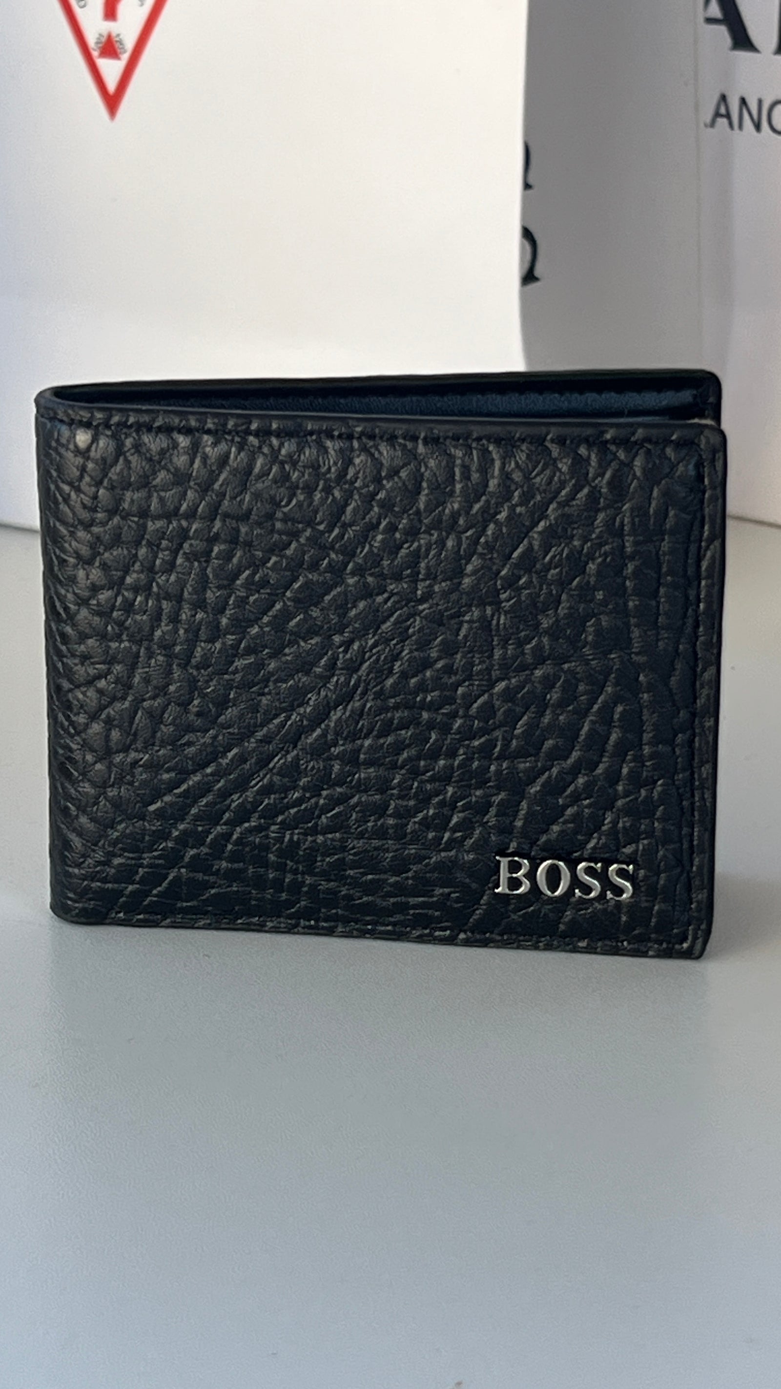BOSS Leather bifold Wallet – Premium Gift Packaging Included