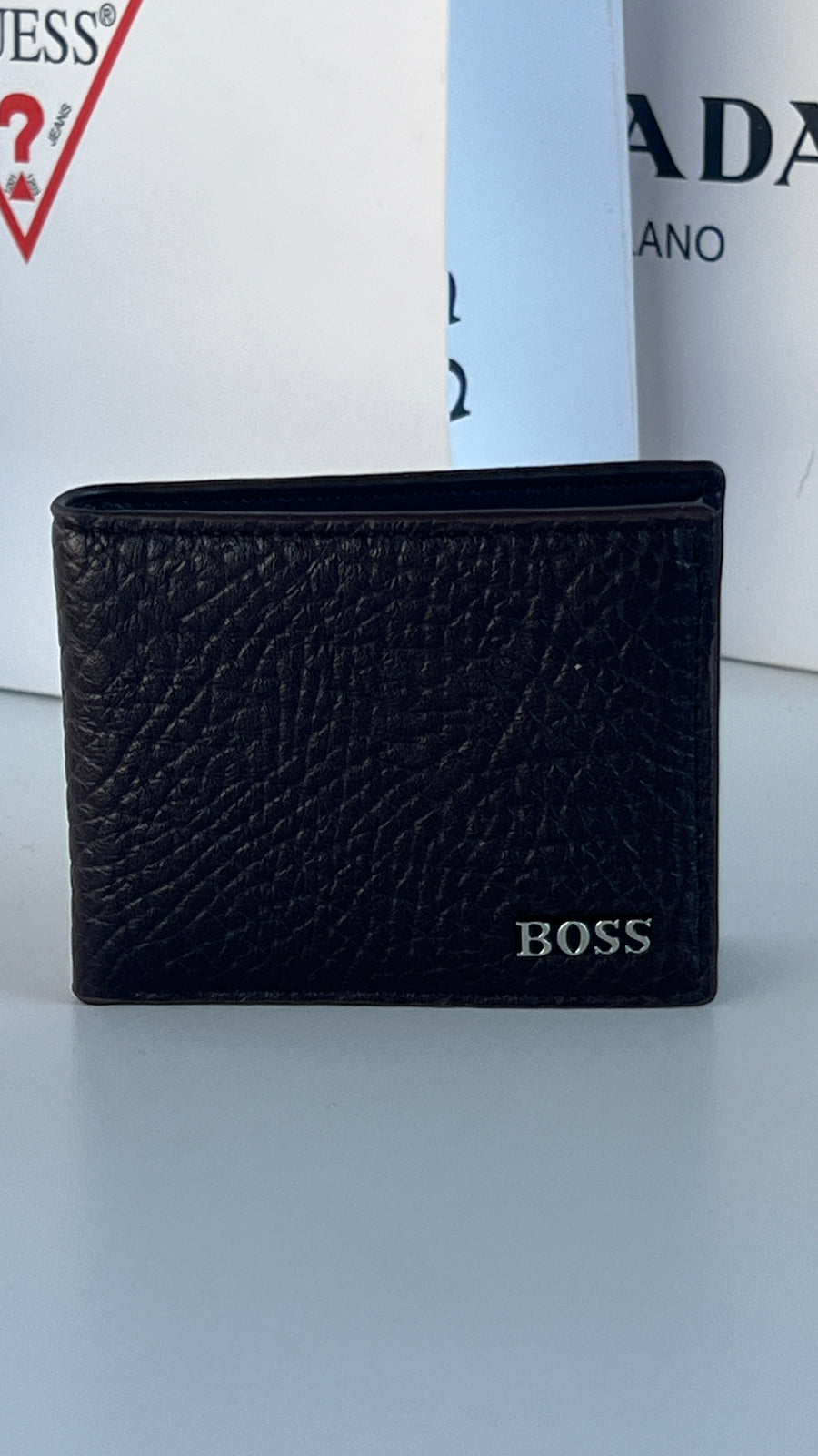 BOSS Leather bifold Wallet – Premium Gift Packaging Included