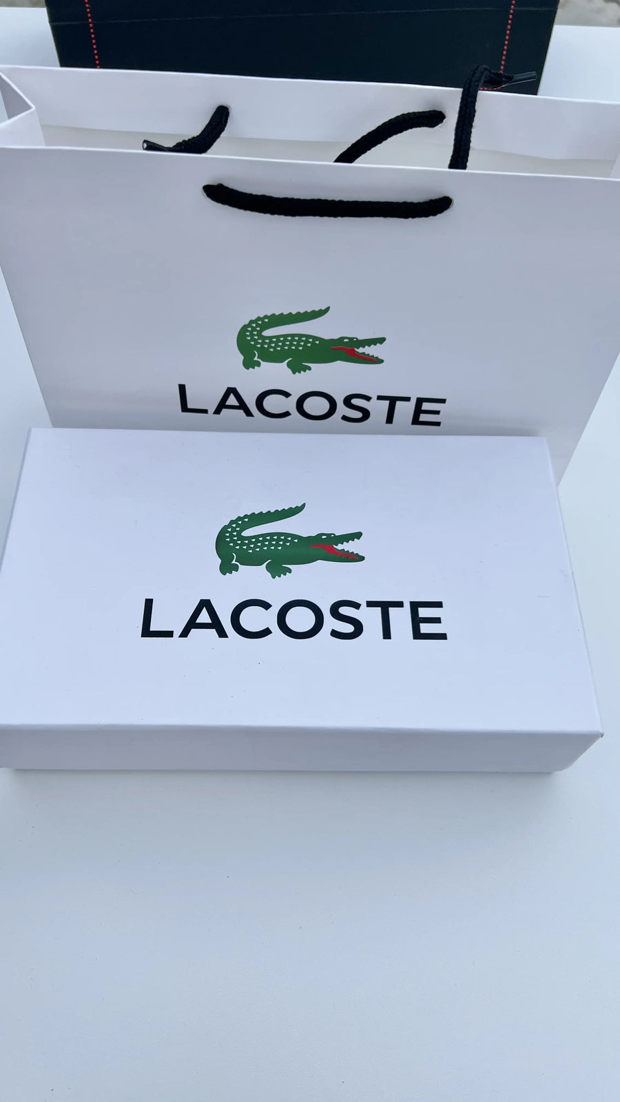 LACOSTE Wallet & Double Face Belt Set – Premium Gift Set with Box & Bag