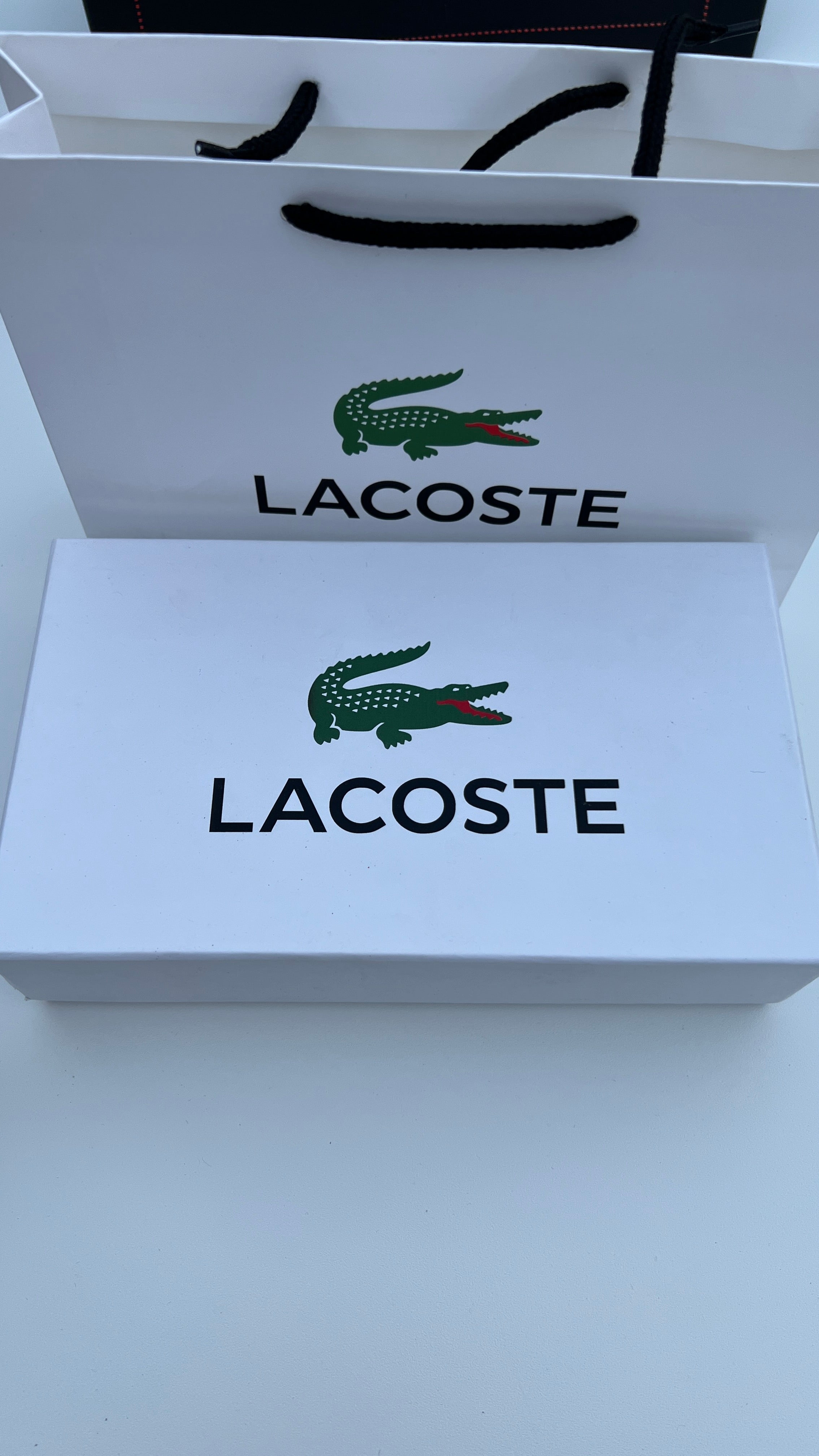 LACOSTE Wallet & Double Face Belt Set – Premium Gift Set with Box & Bag