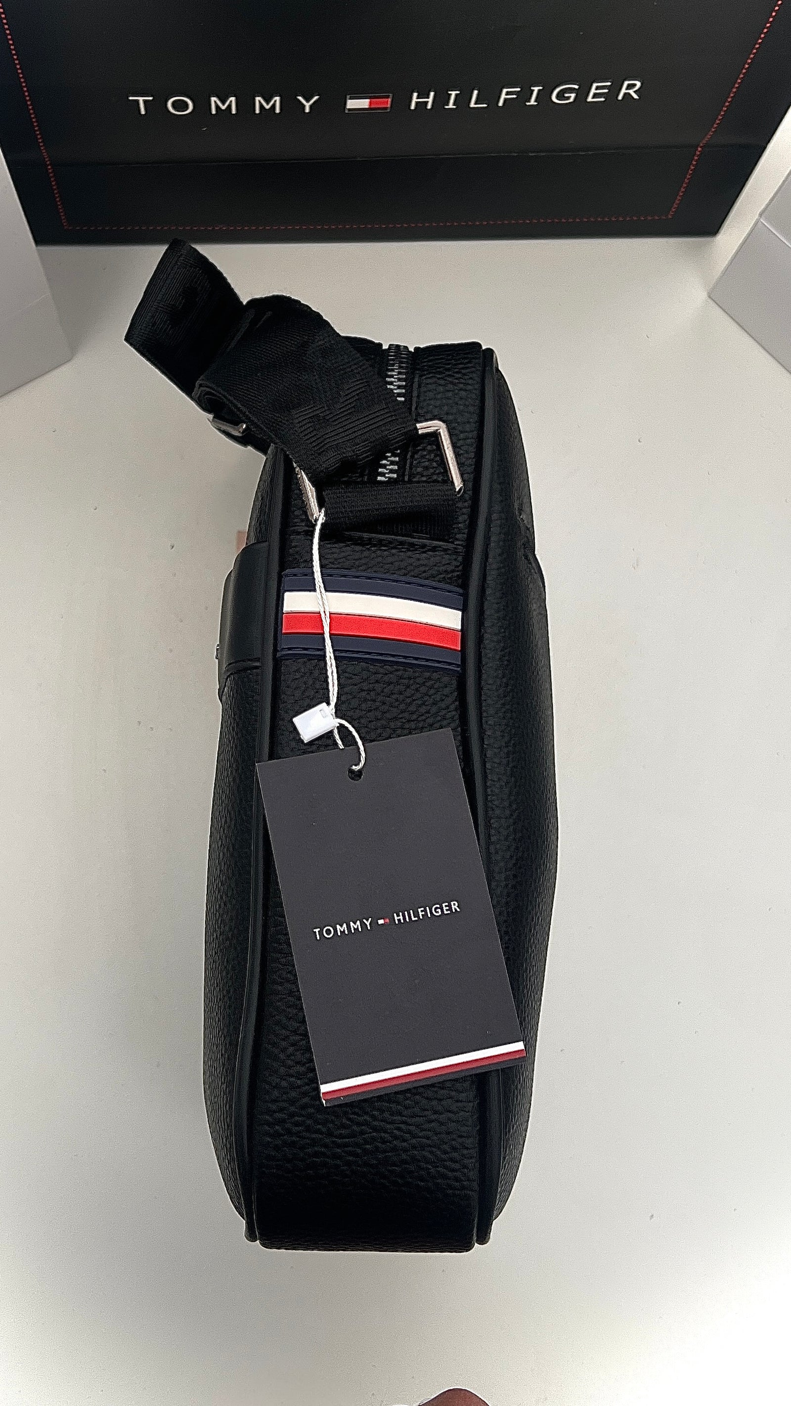 Tommy Hilfiger Crossbody Bag – Premium Stamped Bag with Gift Packaging