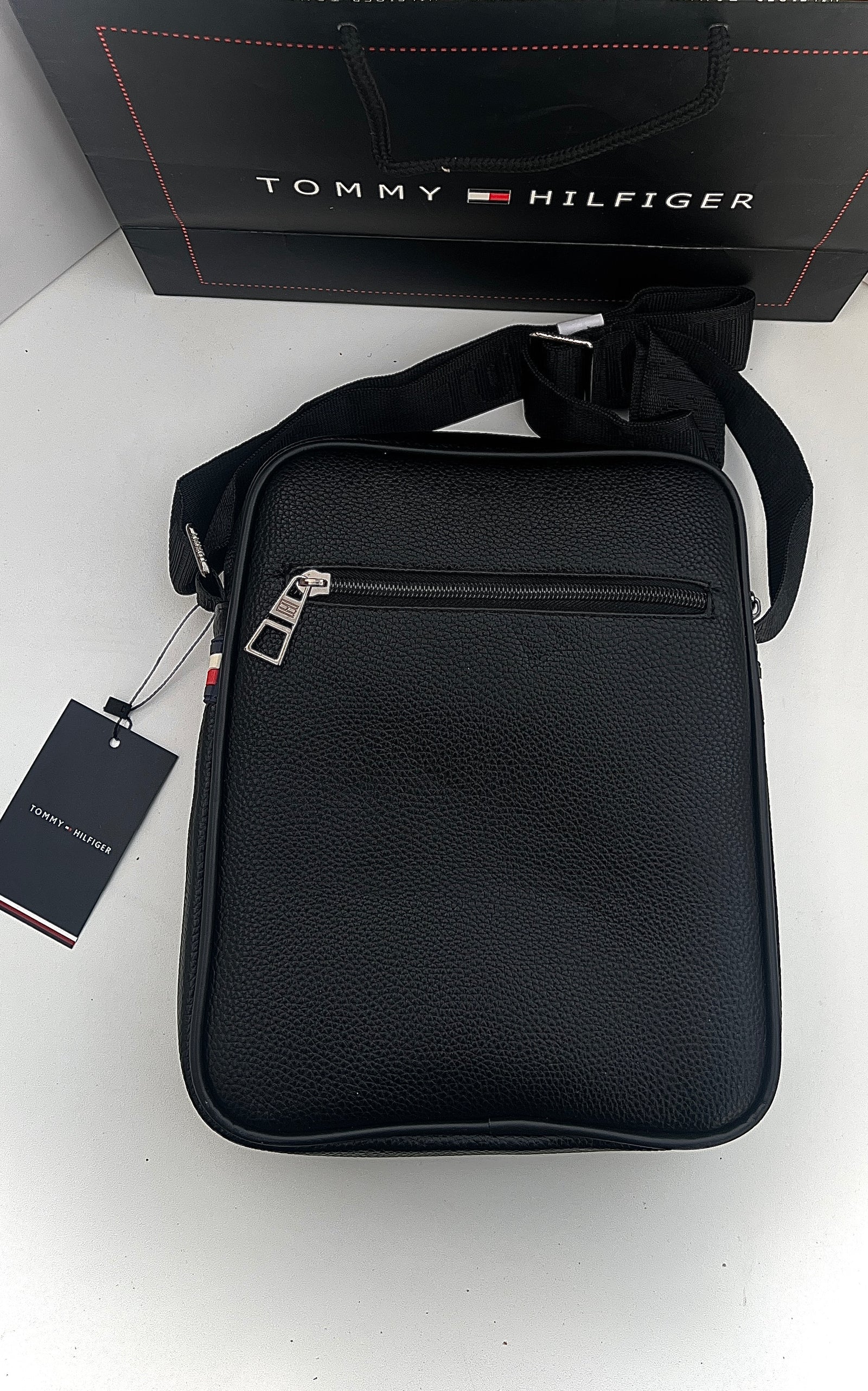 Tommy Hilfiger Crossbody Bag – Premium Stamped Bag with Gift Packaging