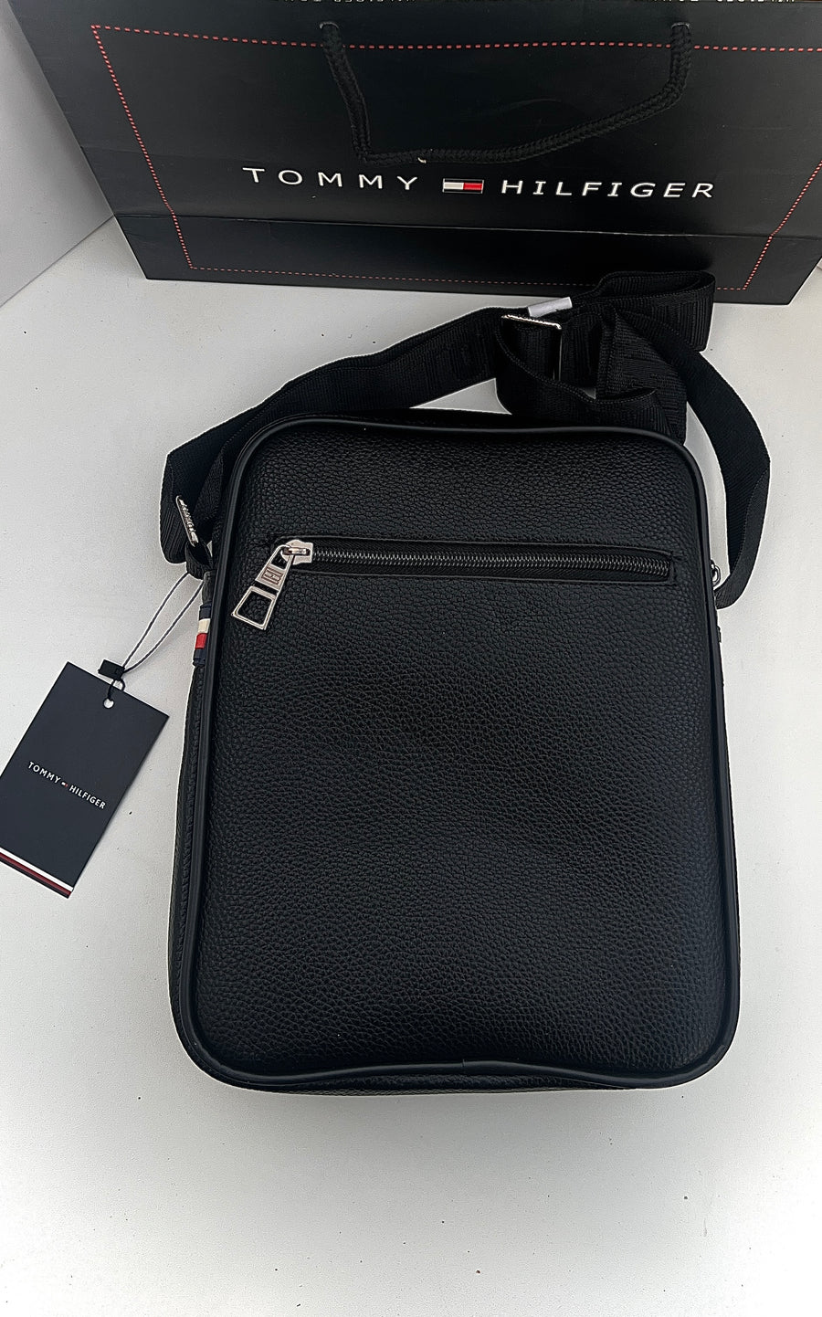 Tommy Hilfiger Crossbody Bag – Premium Stamped Bag with Gift Packaging