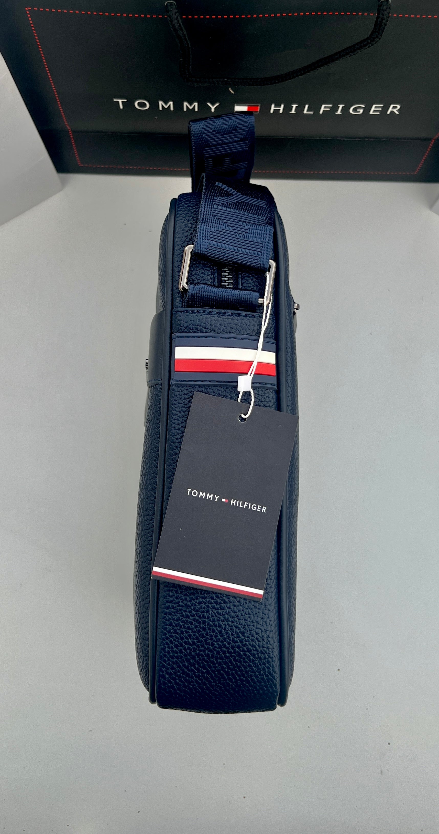 Tommy Hilfiger Crossbody Bag – Premium Stamped Bag with Gift Packaging