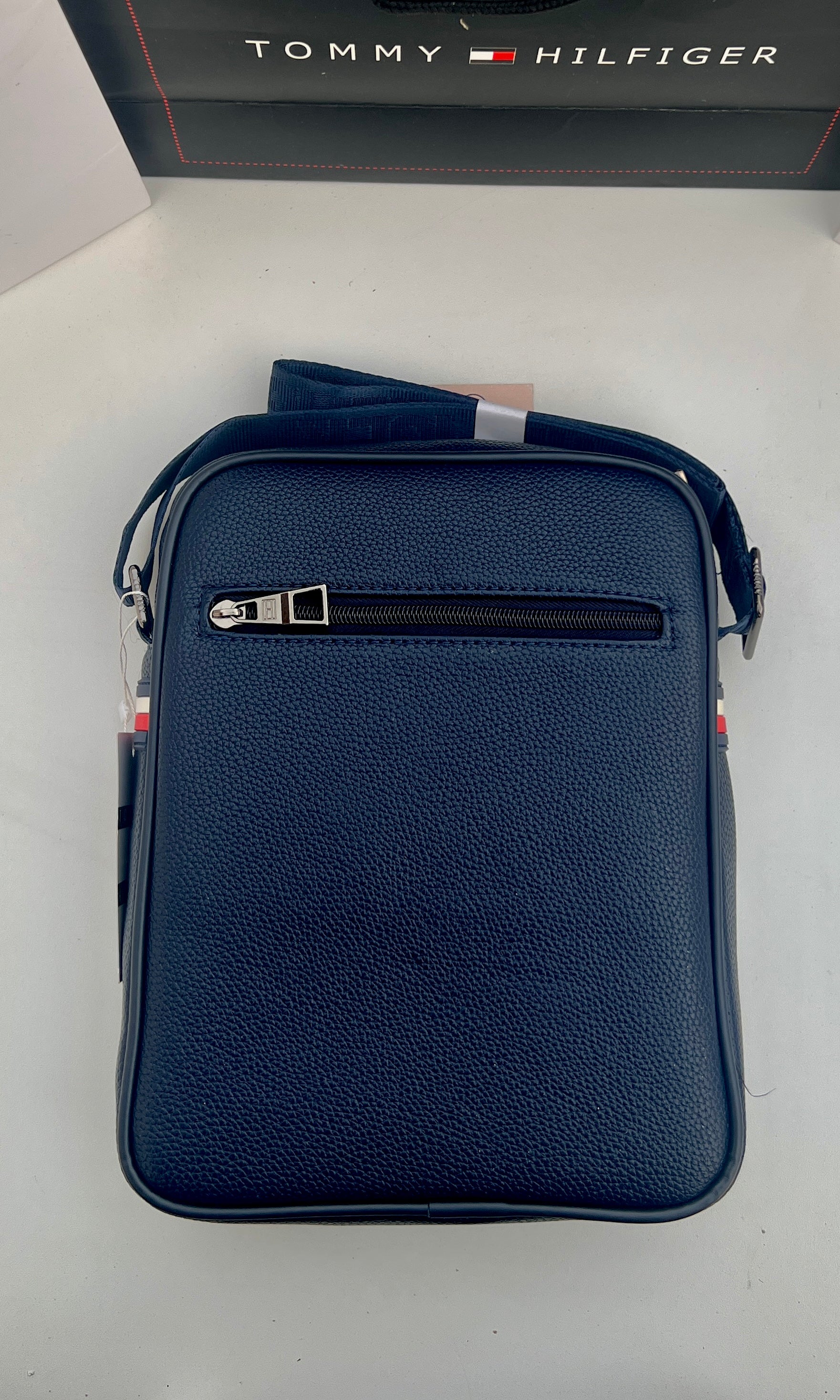 Tommy Hilfiger Crossbody Bag – Premium Stamped Bag with Gift Packaging
