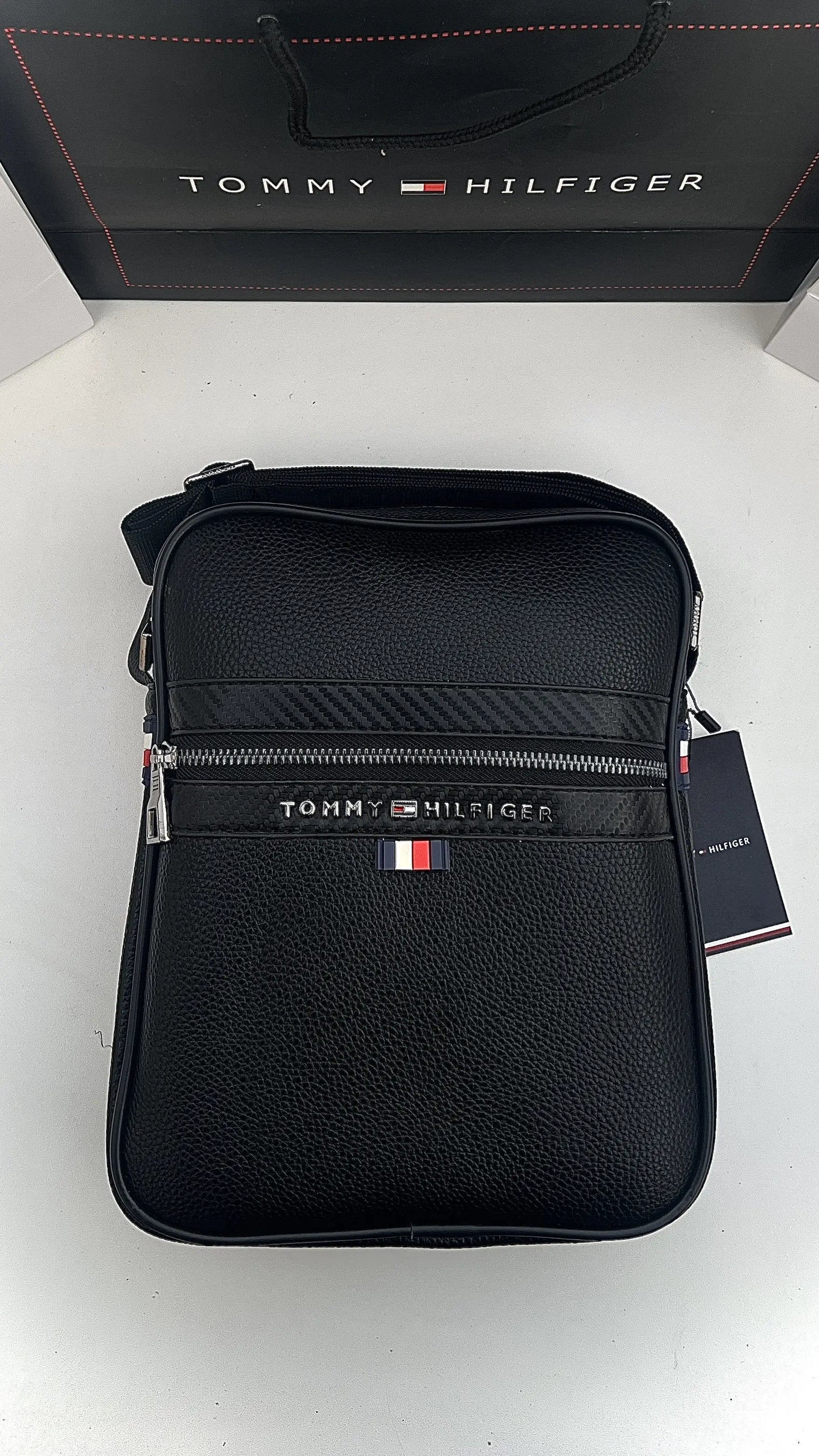 Tommy Hilfiger Crossbody Bag, Automatic Belt & Wallet Bundle
