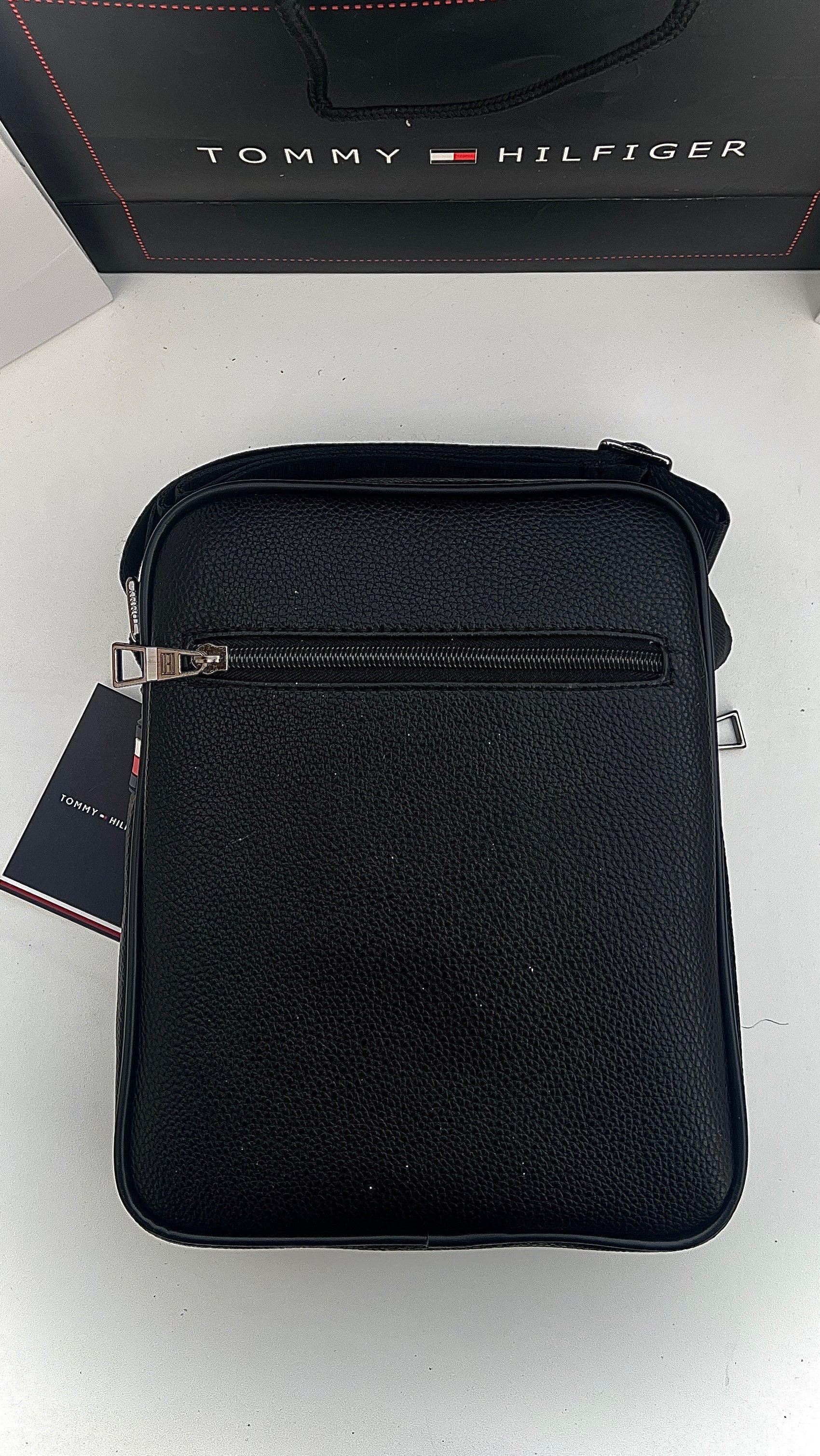 Tommy Hilfiger Crossbody Bag – Premium Stamped Bag with Gift Packaging