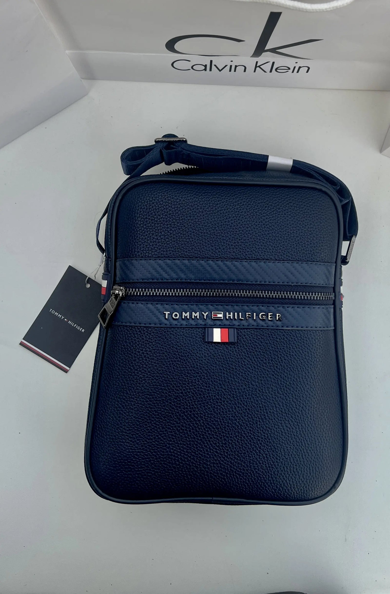 Tommy Hilfiger Crossbody Bag, Automatic Belt & Wallet Bundle