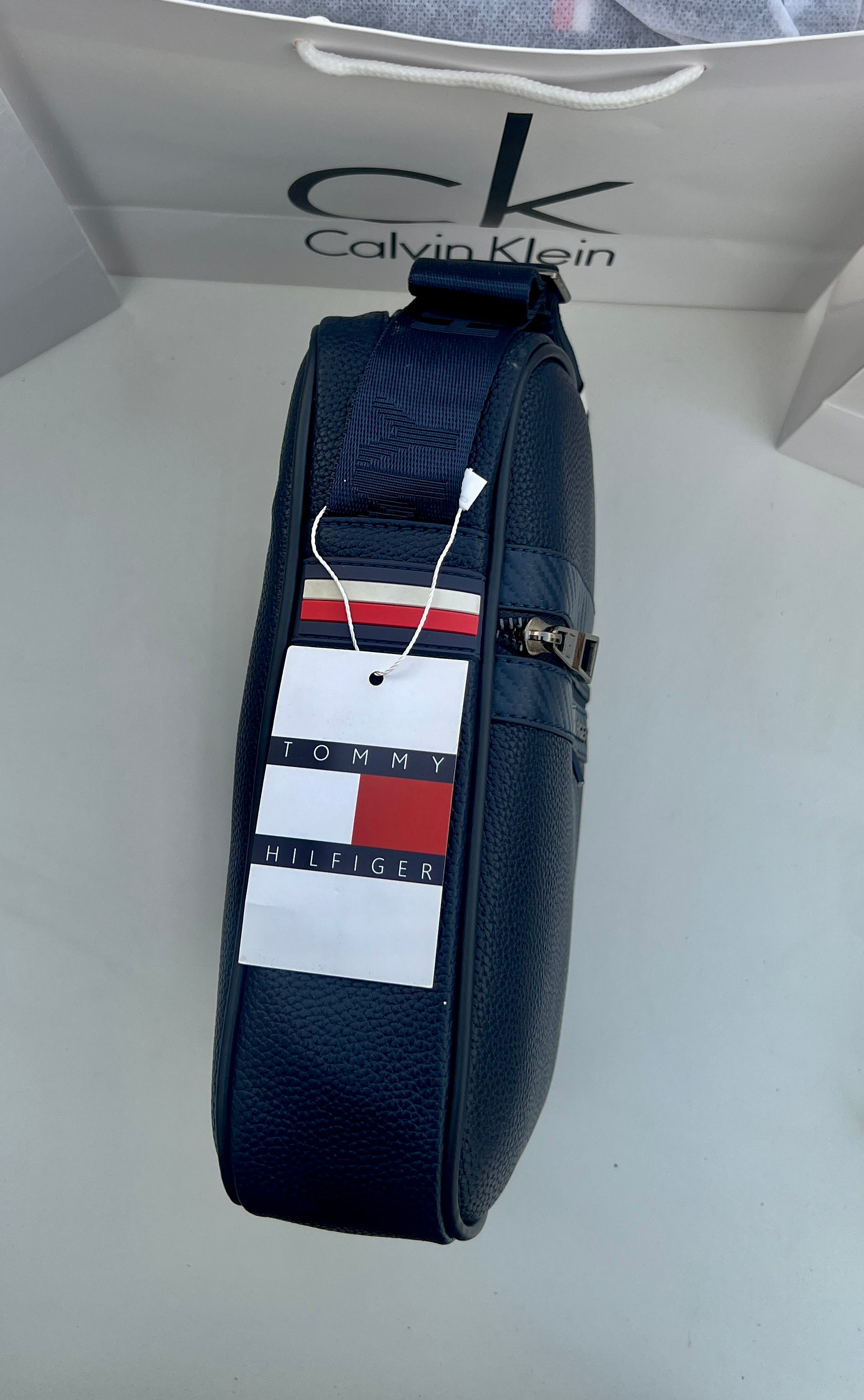 Tommy Hilfiger Crossbody Bag – Premium Stamped Bag with Gift Packaging