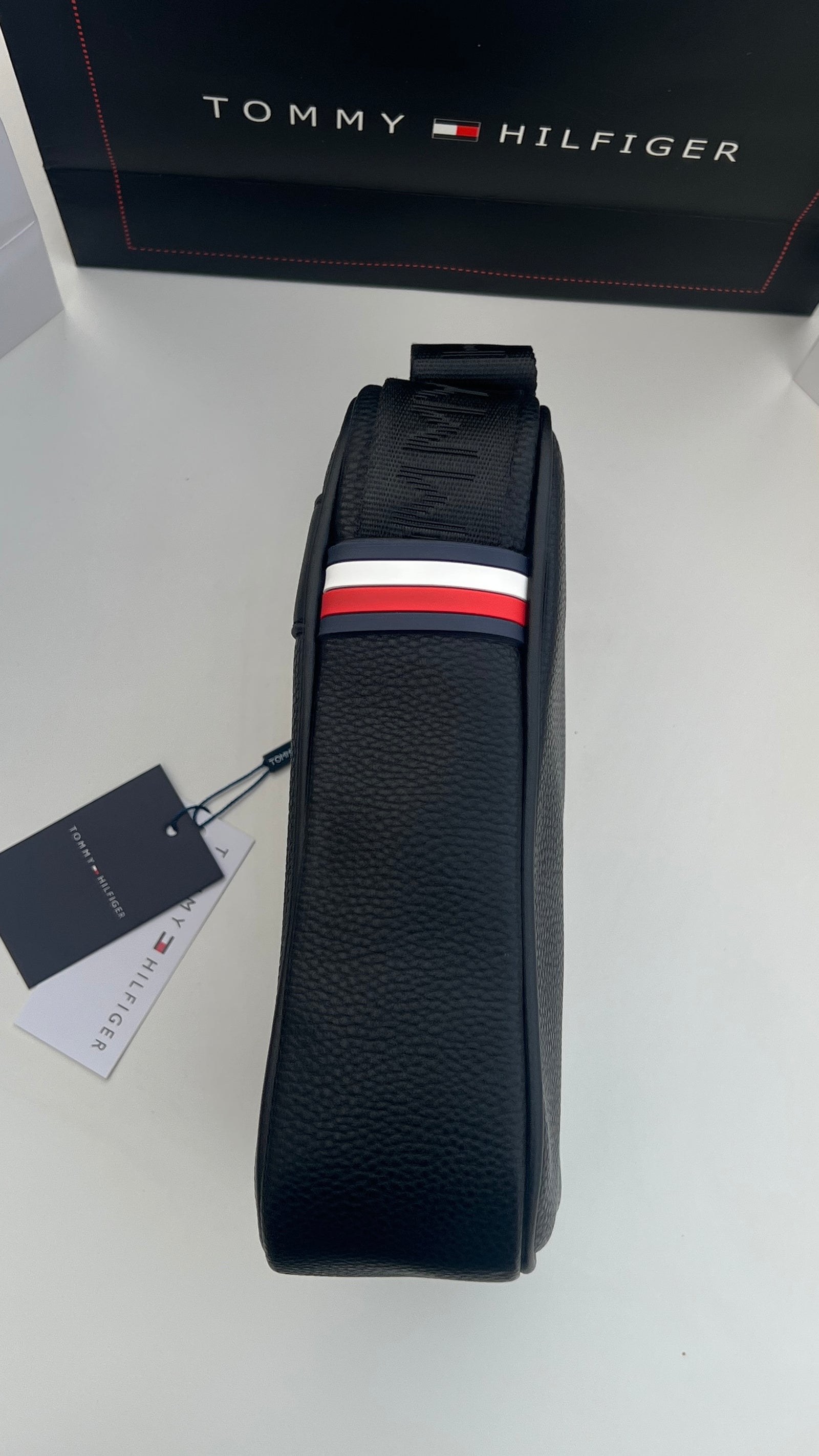 Tommy Hilfiger Crossbody Bag – Premium Stamped Bag with Gift Packaging