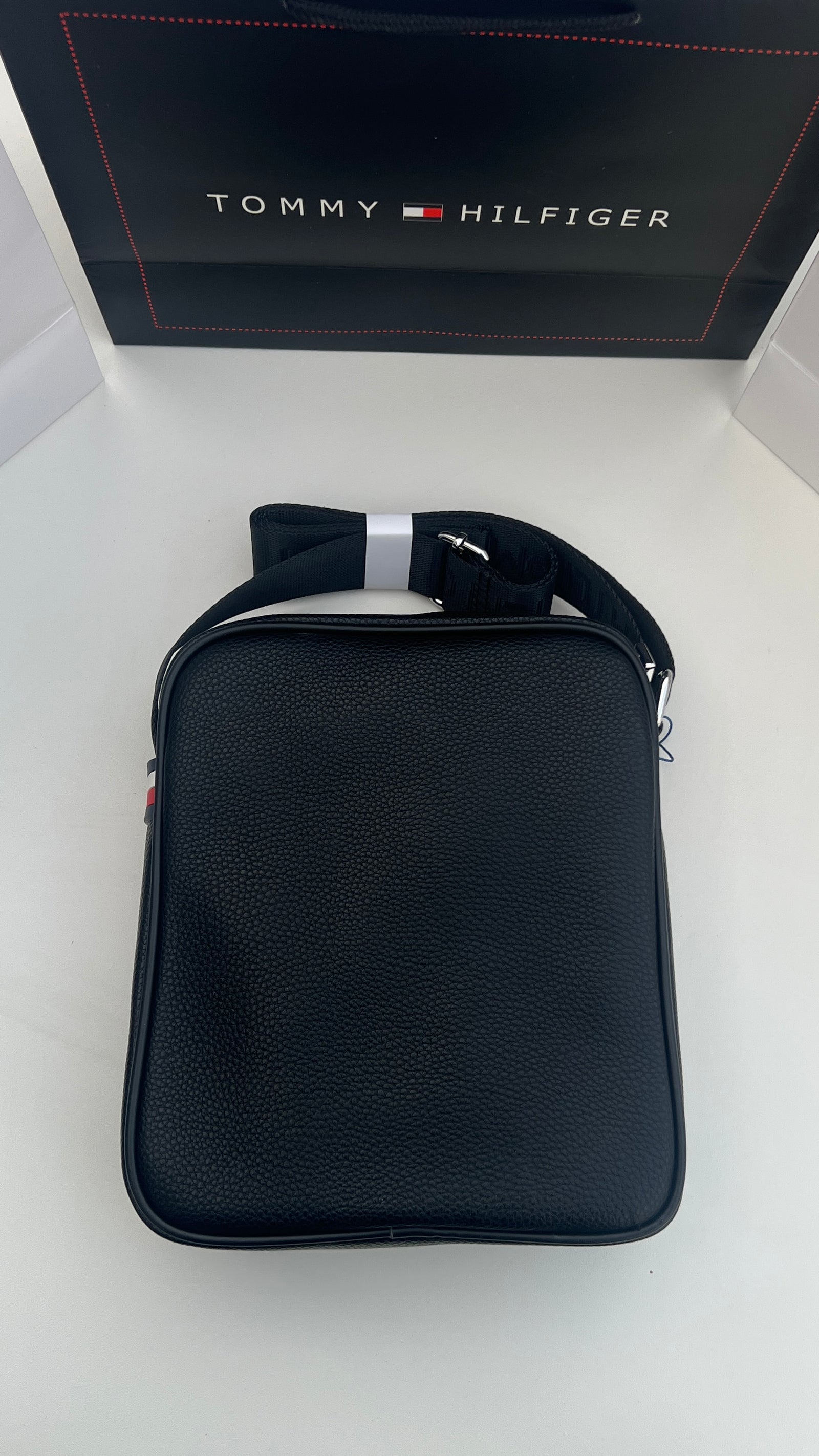 Tommy Hilfiger Crossbody Bag – Premium Stamped Bag with Gift Packaging