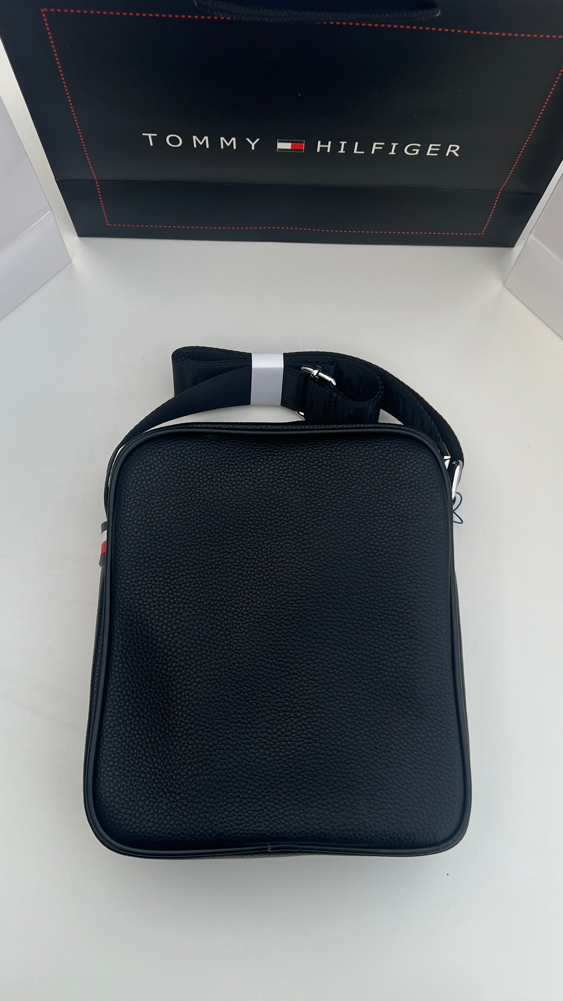 Tommy Hilfiger Crossbody Bag – Premium Stamped Bag with Gift Packaging