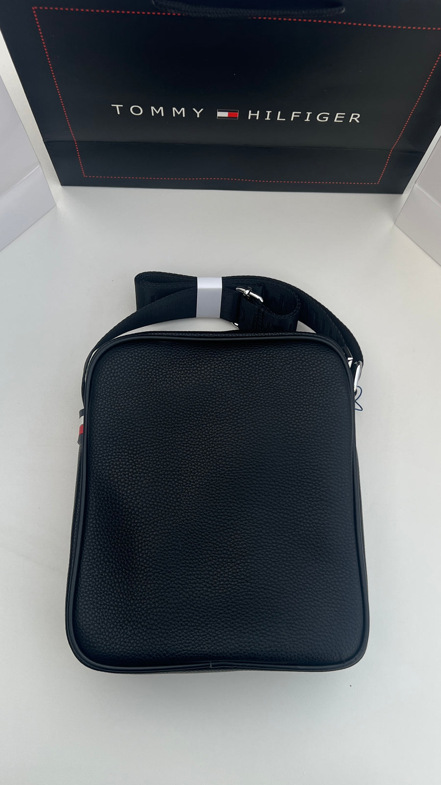 Tommy Hilfiger Crossbody Bag – Premium Stamped Bag with Gift Packaging