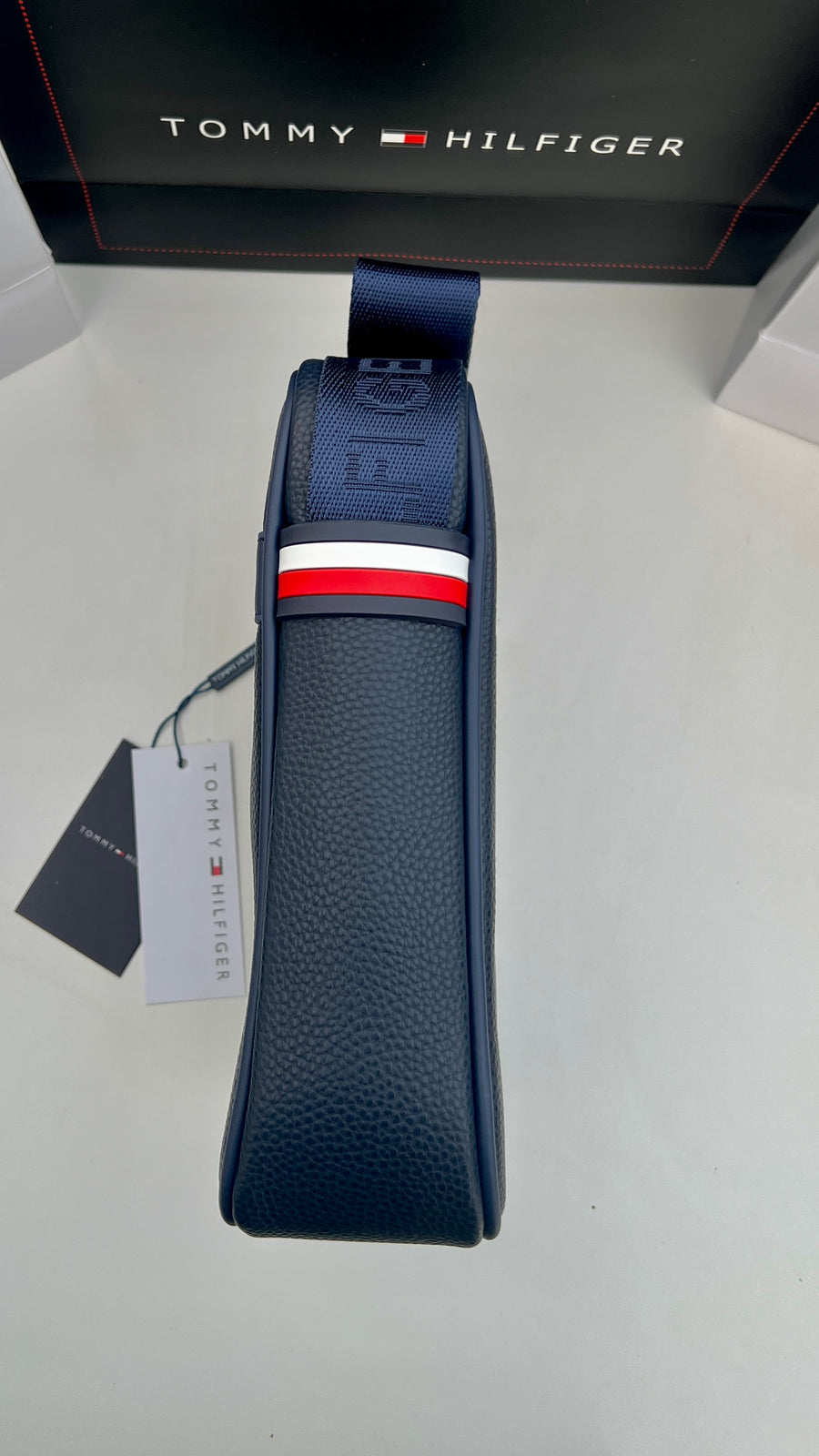 Tommy Hilfiger Crossbody Bag – Premium Stamped Bag with Gift Packaging