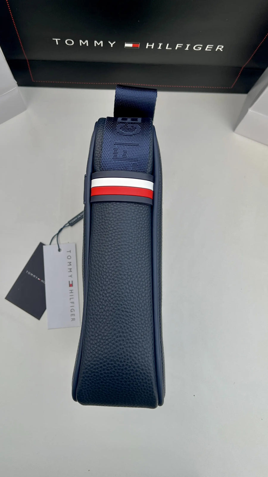 Tommy Hilfiger Crossbody Bag – Premium Stamped Bag with Gift Packaging