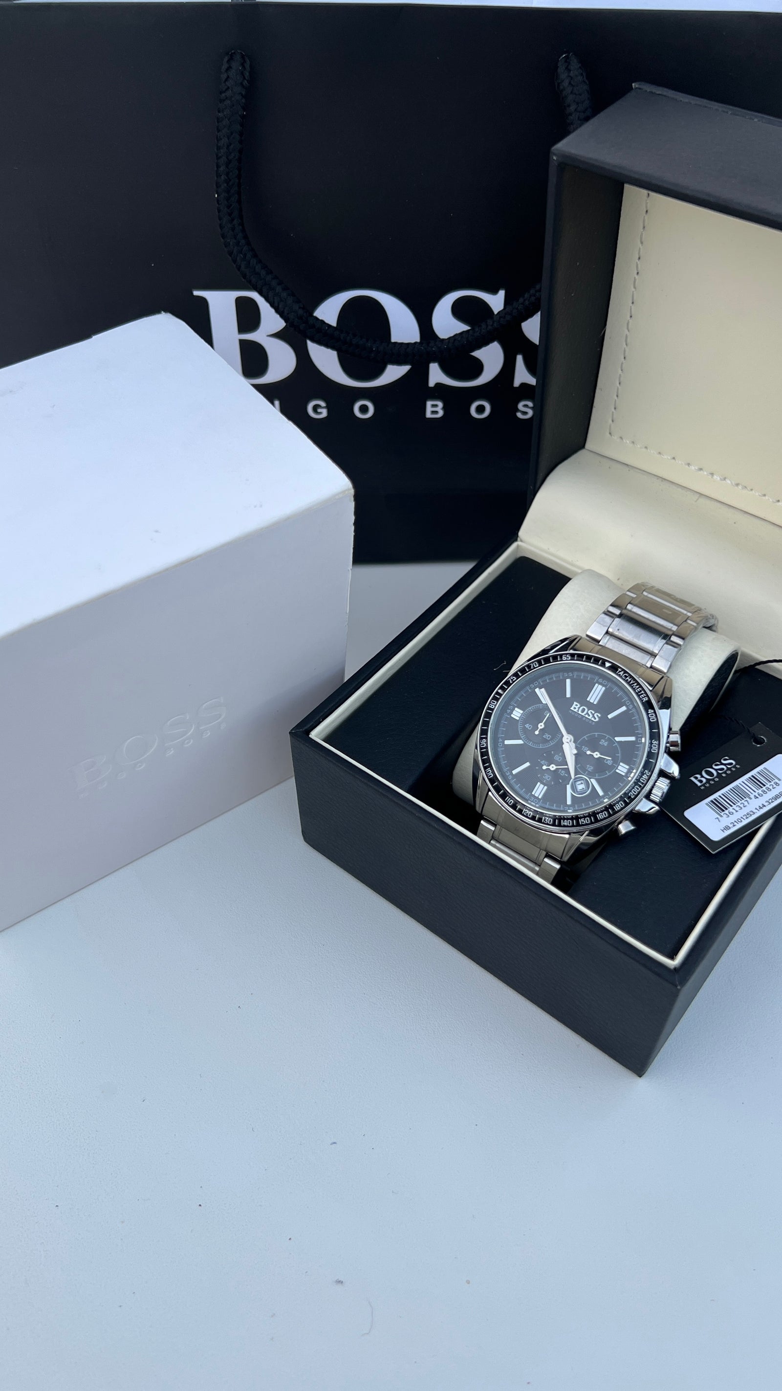HUGO BOSS Metal Watch – Day Date Display with Premium Packaging