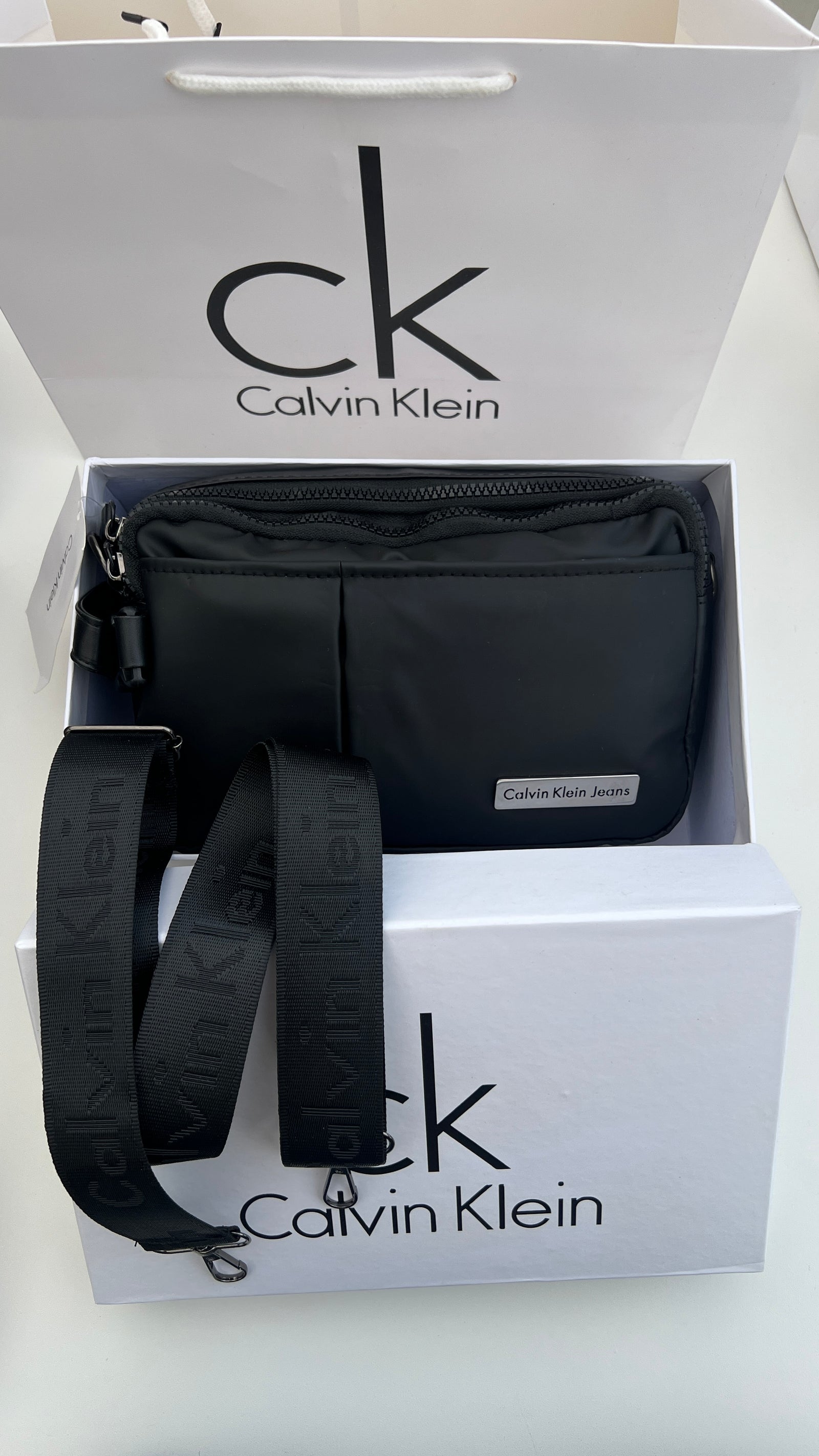 Calvin Klein fabric Handbag – Premium Handbag with Gift Packaging