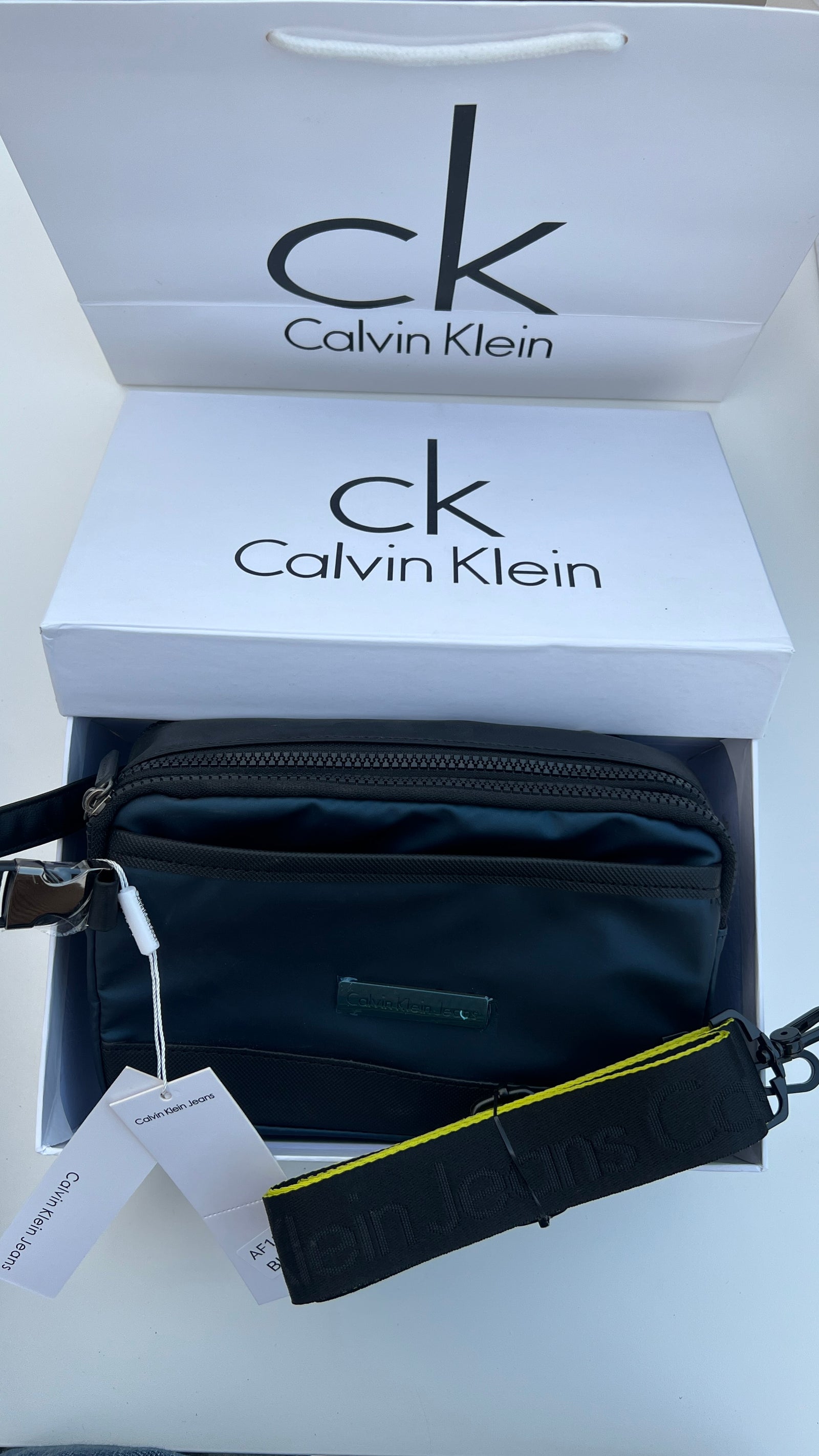 Calvin Klein fabric Handbag – Premium Handbag with Gift Packaging