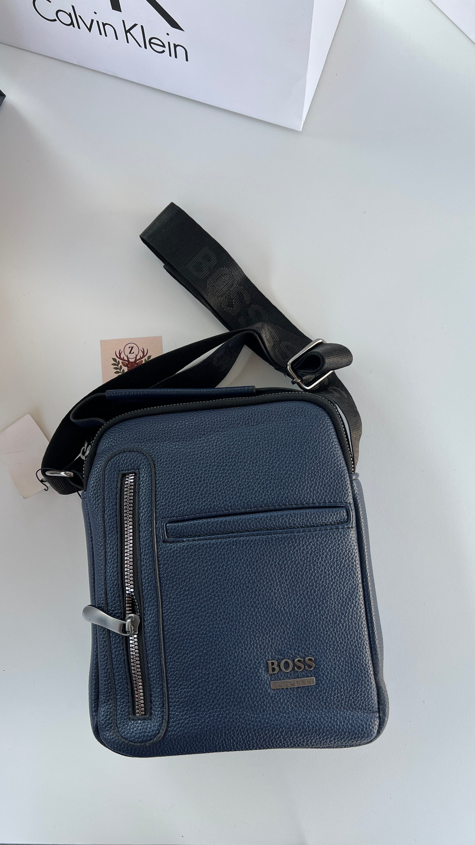 Hugo Boss Crossbody Bag – Premium Stamped Bag with Gift Packaging