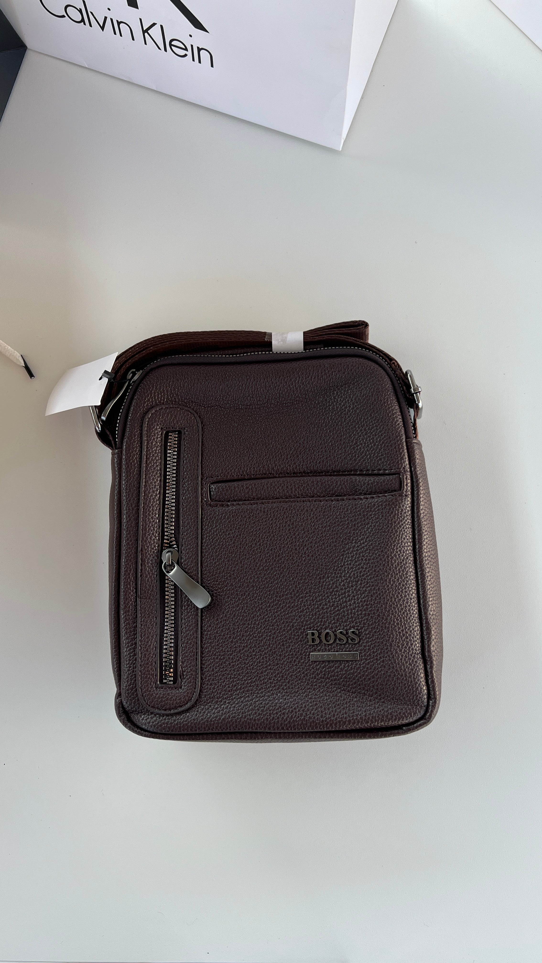 Hugo Boss Crossbody Bag – Premium Stamped Bag with Gift Packaging