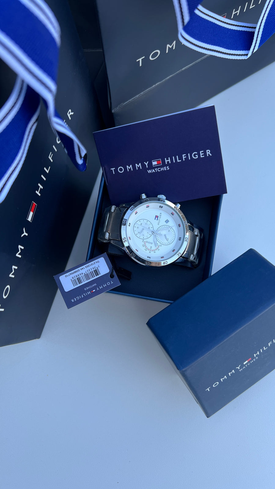Tommy Hilfiger Metal Watch – Day Date Display with Premium Packaging