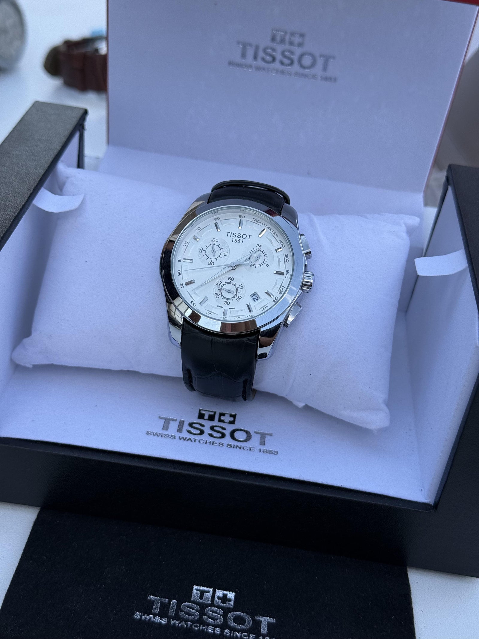 Tissot leather Watch – with Standard Gift Box Packaging