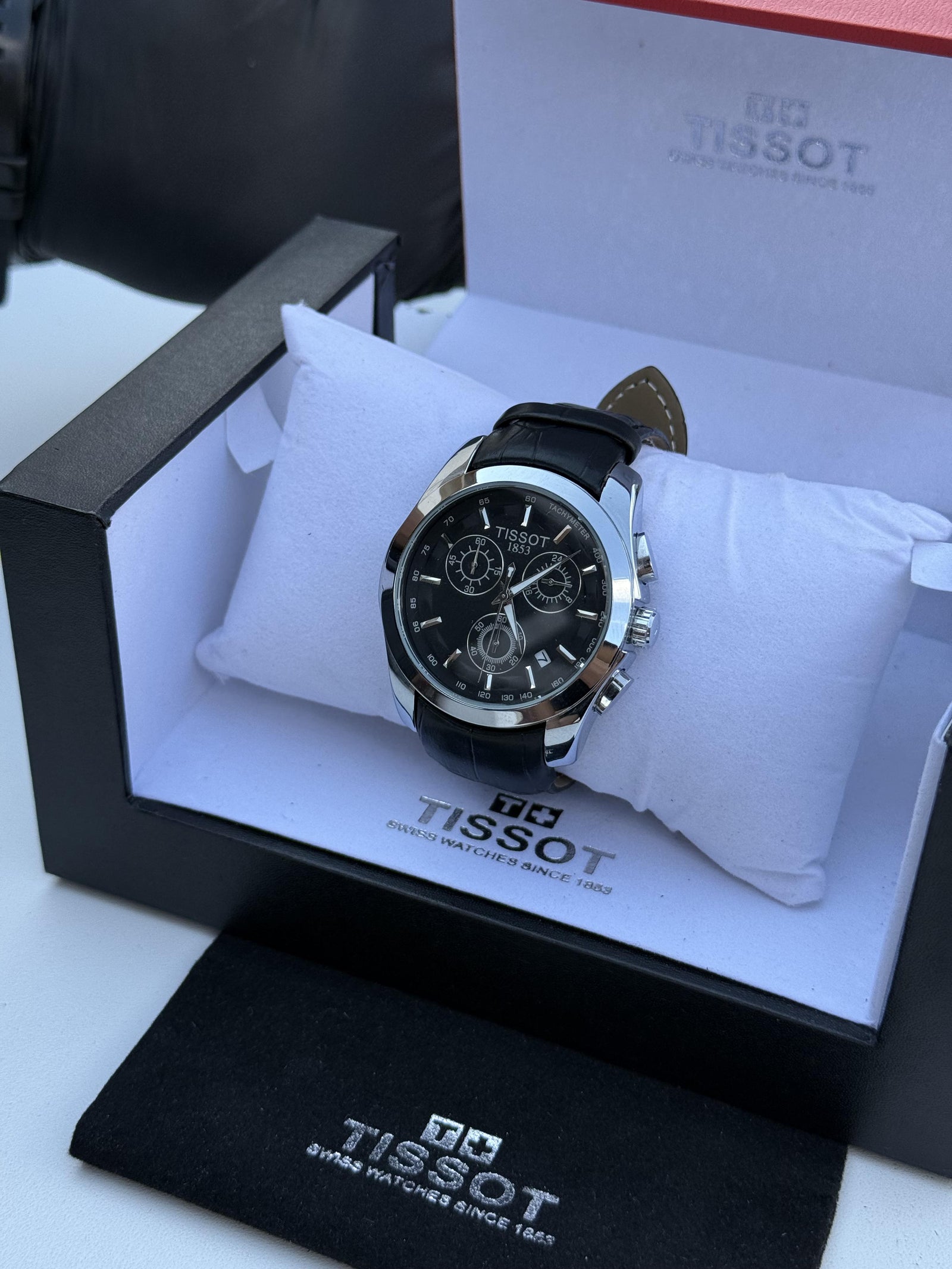 Tissot leather Watch – with Standard Gift Box Packaging