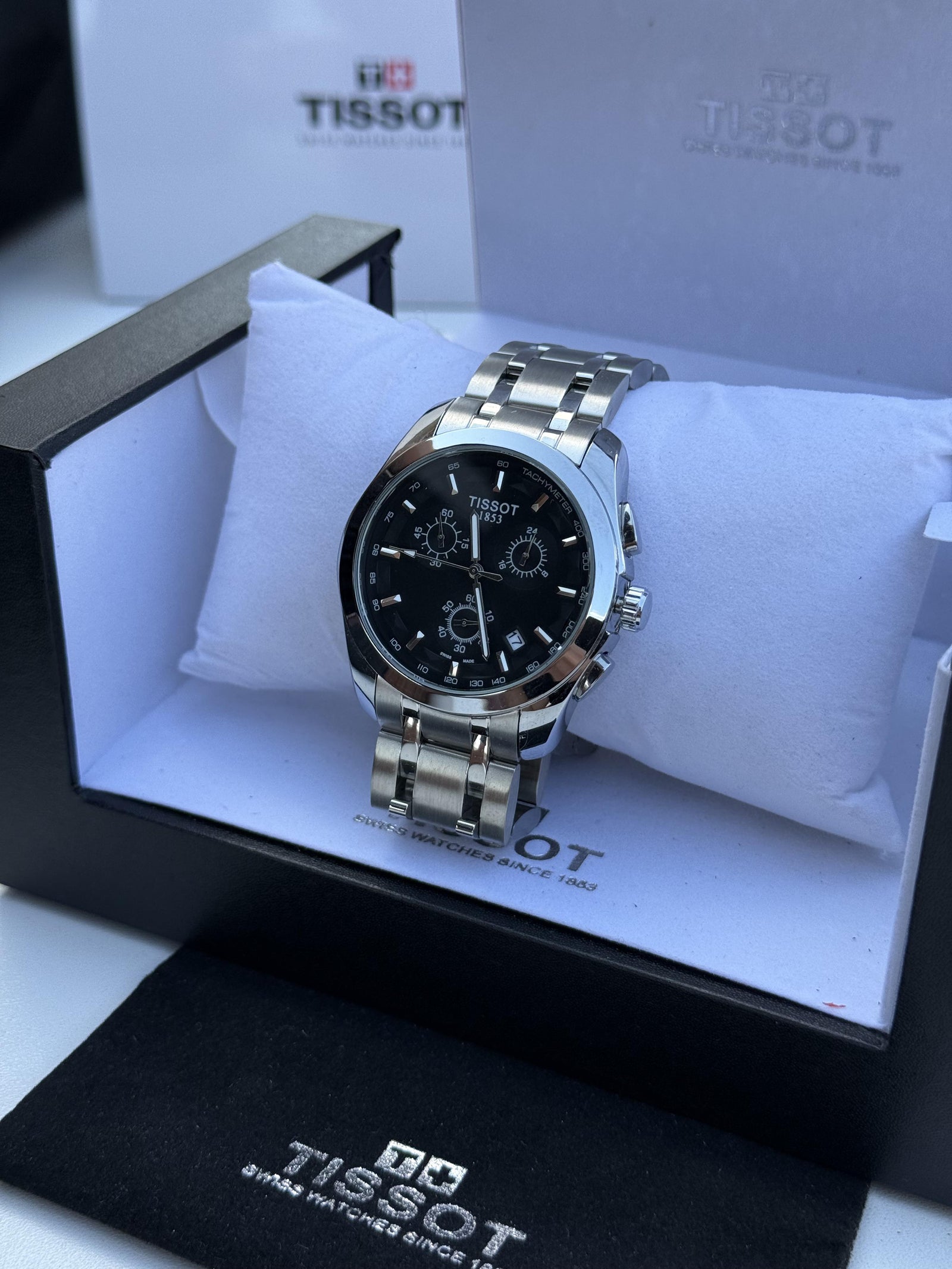 Tissot metal Watch – with Standard Gift Box Packaging