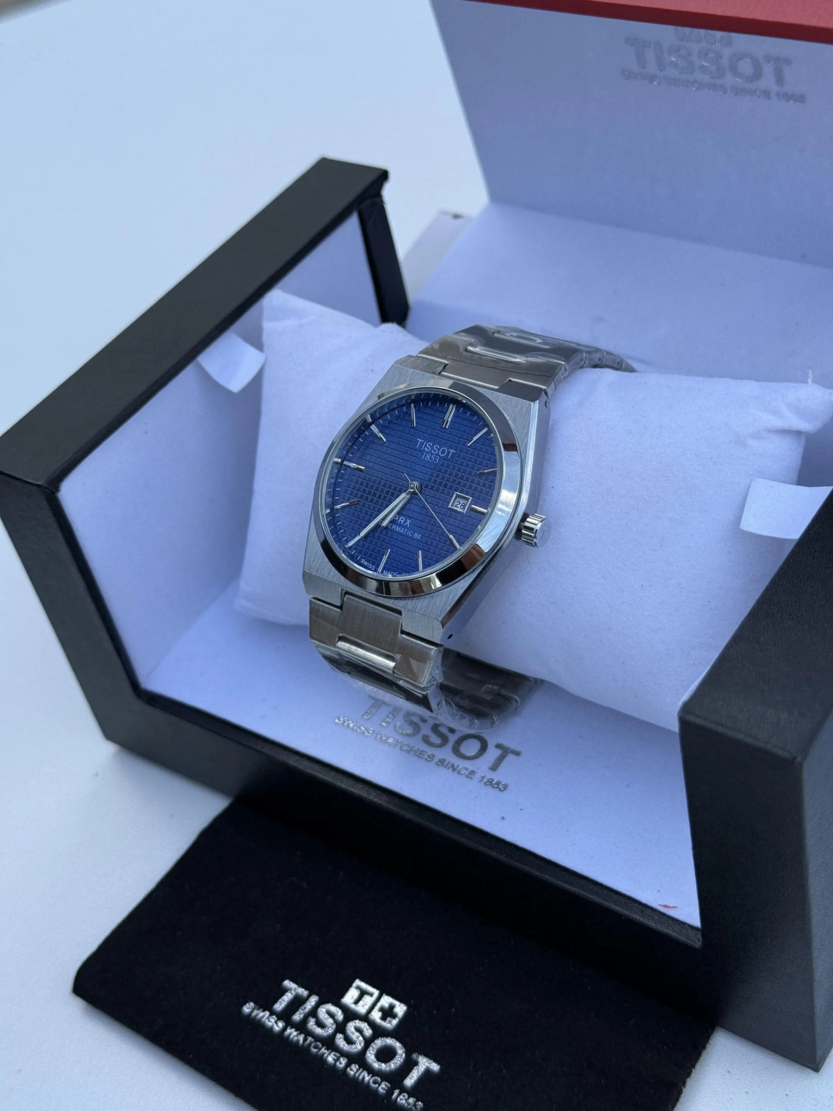ساعة تيسو (Tissot) المعدني – مع علبة فاخرة