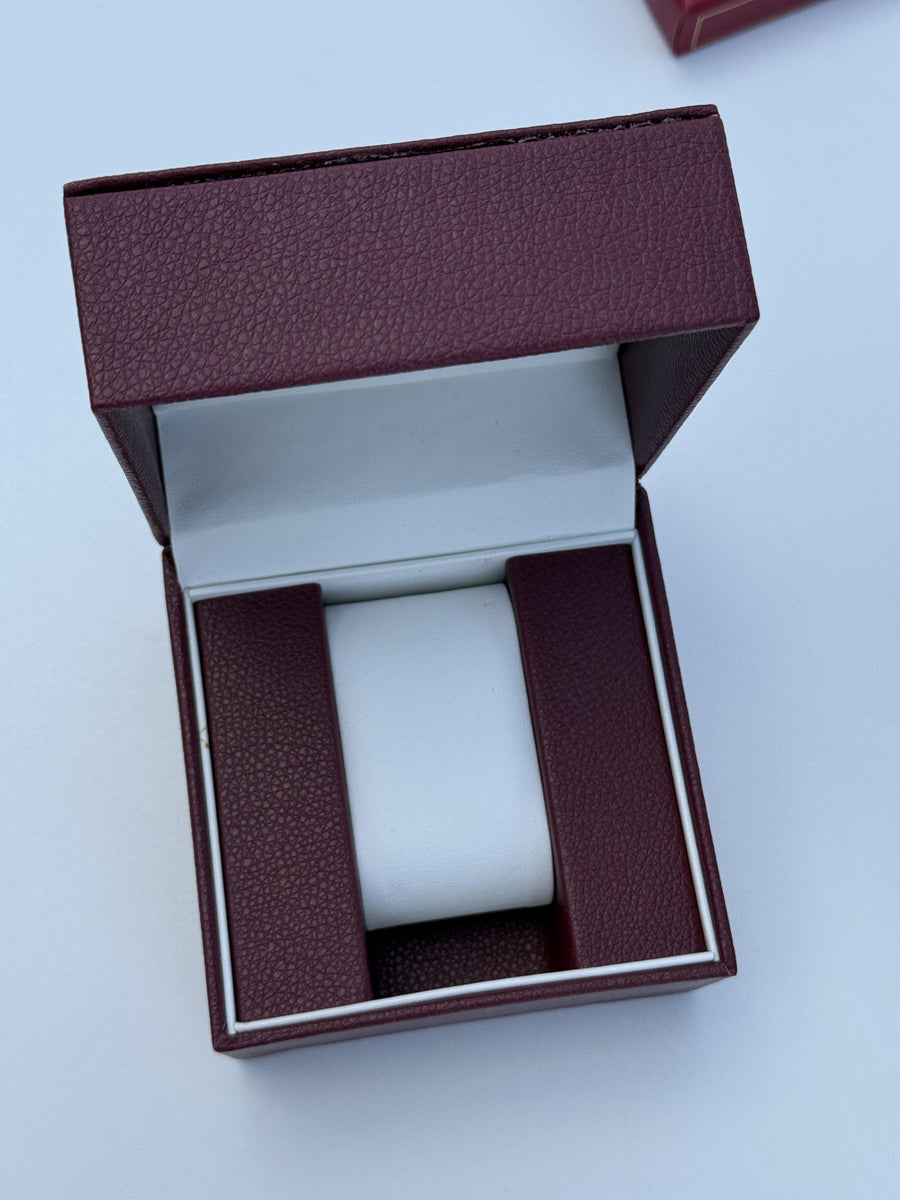 Cartier Leather Watch Box – Premium Storage Box with Shopping Bag