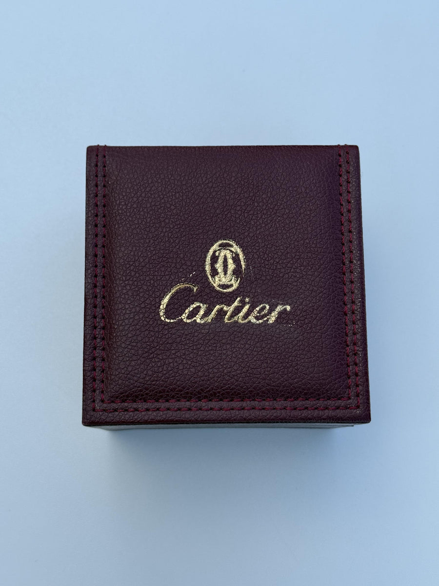 Cartier Leather Watch Box – Premium Storage Box with Shopping Bag