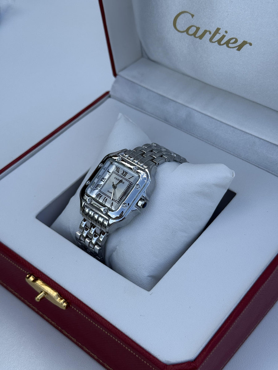 Cartier metal Watch – with Standard Gift Box Packaging