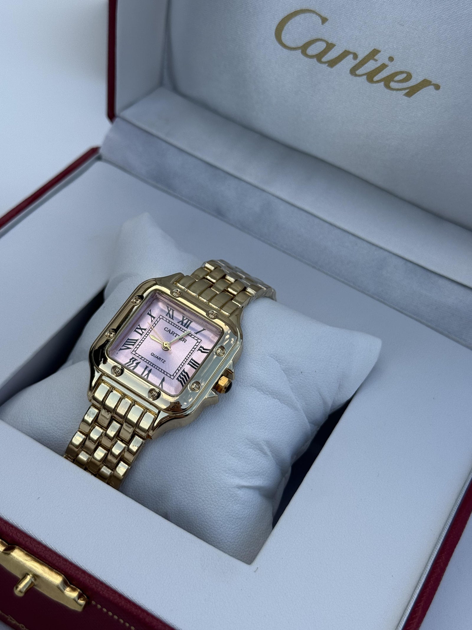 Cartier metal Watch – with Standard Gift Box Packaging