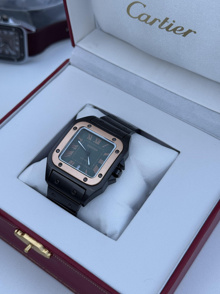 Cartier metal Watch – with Standard Gift Box Packaging