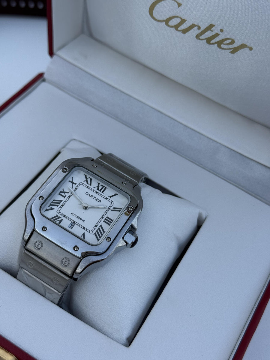 Cartier metal Watch – with Standard Gift Box Packaging