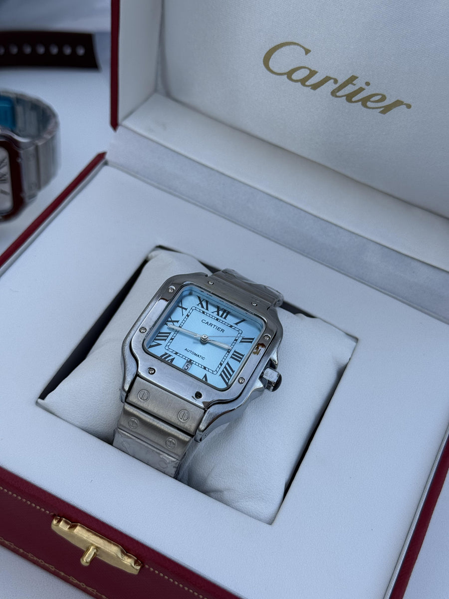 Cartier metal Watch – with Standard Gift Box Packaging