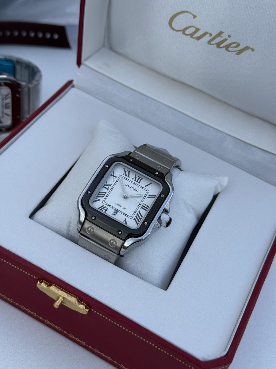 Cartier metal Watch – with Standard Gift Box Packaging