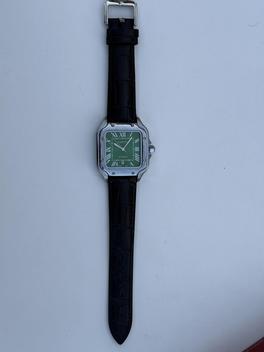 Cartier leather Watch – with Standard Gift Box Packaging