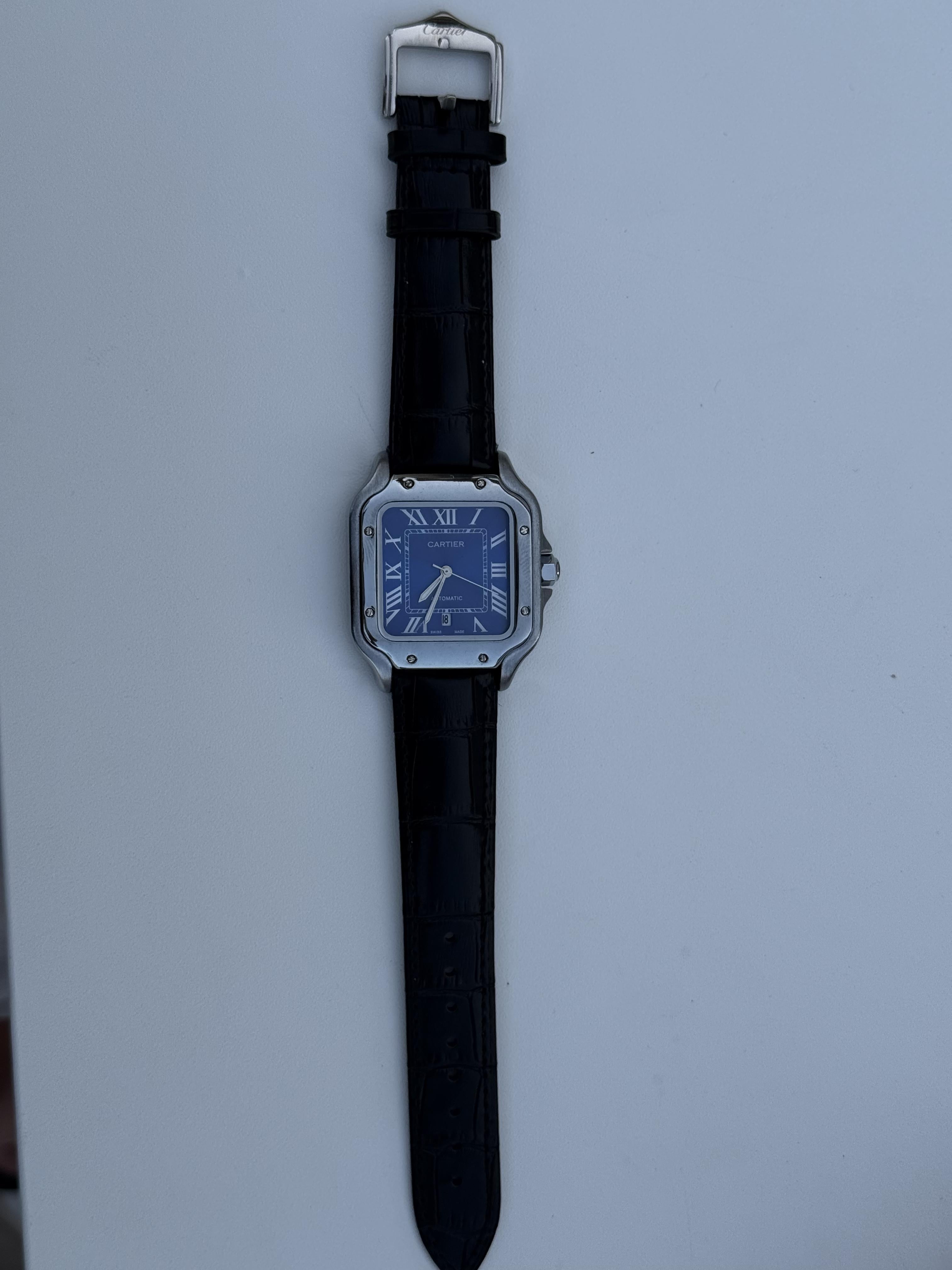 Cartier leather Watch – with Premium Packaging