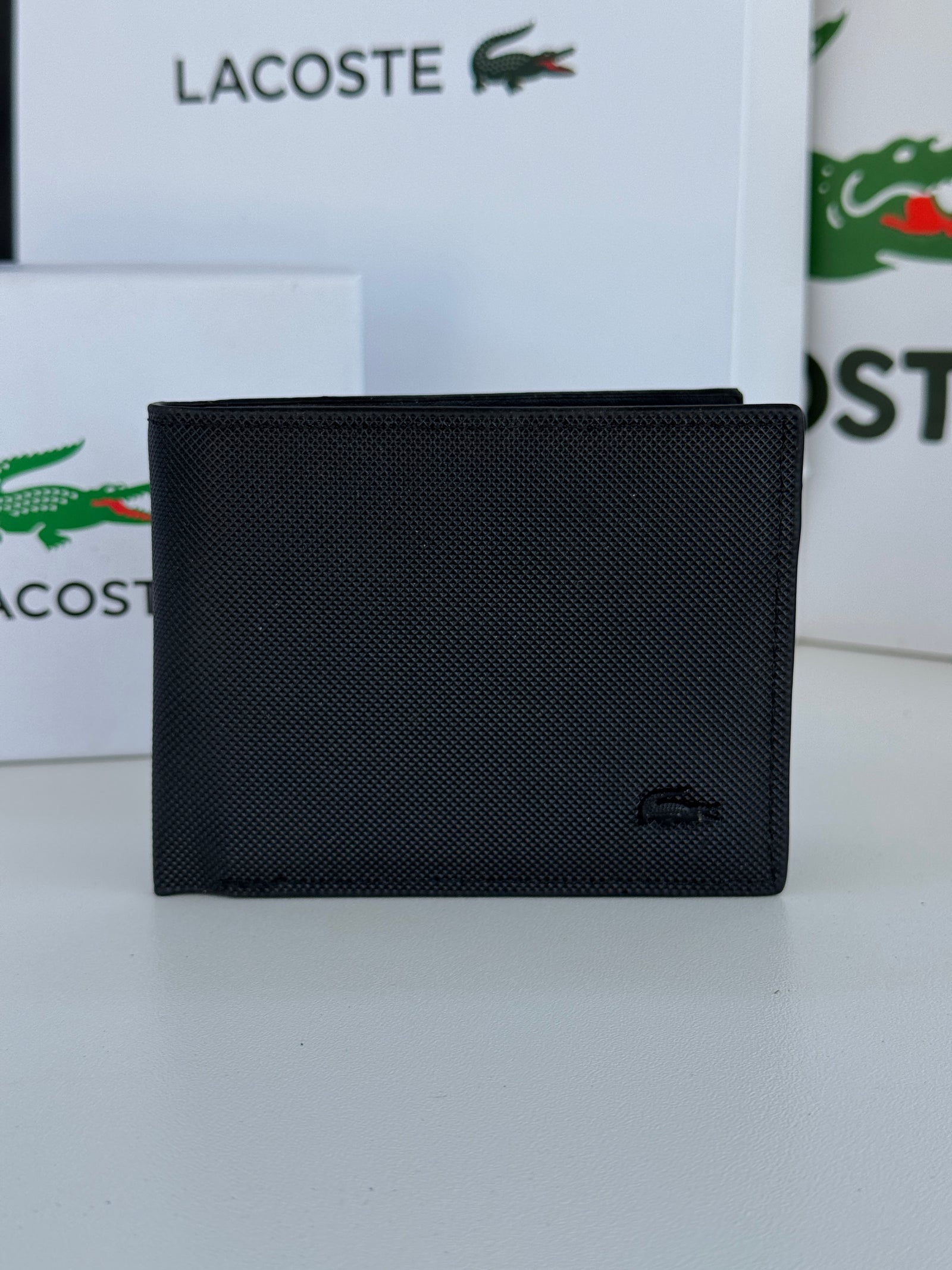 Lacoste Leather bifold Wallet – Premium Gift Packaging Included