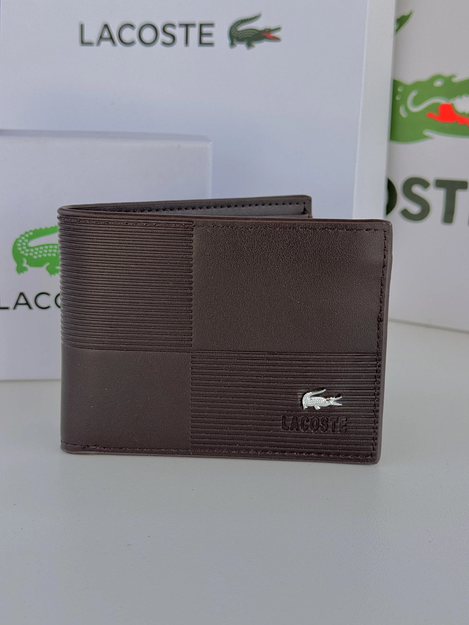 LACOSTE Wallet & Double Face Belt Set – Premium Gift Set with Box & Bag