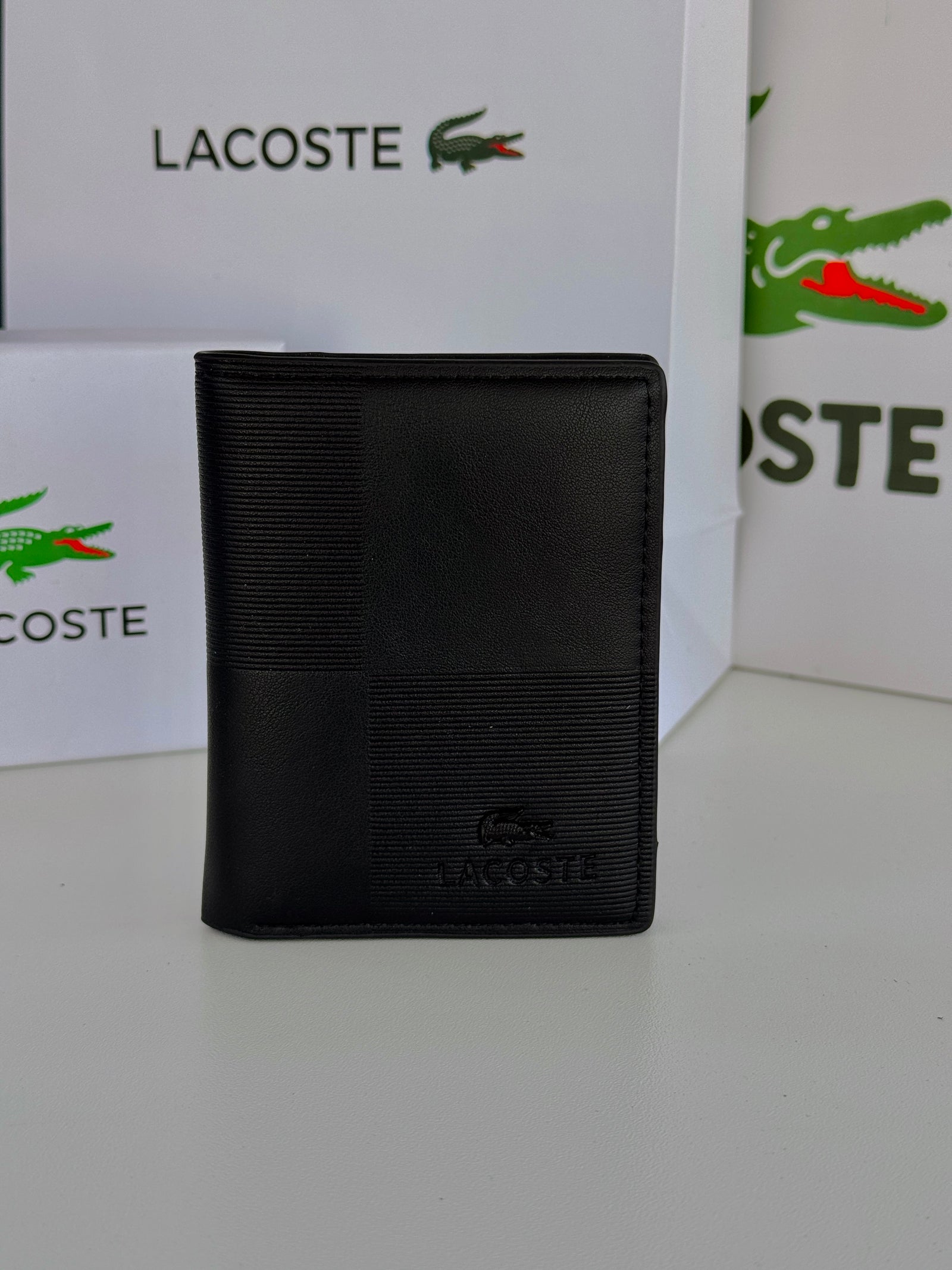 Lacoste Leather bifold Wallet – Premium Gift Packaging Included